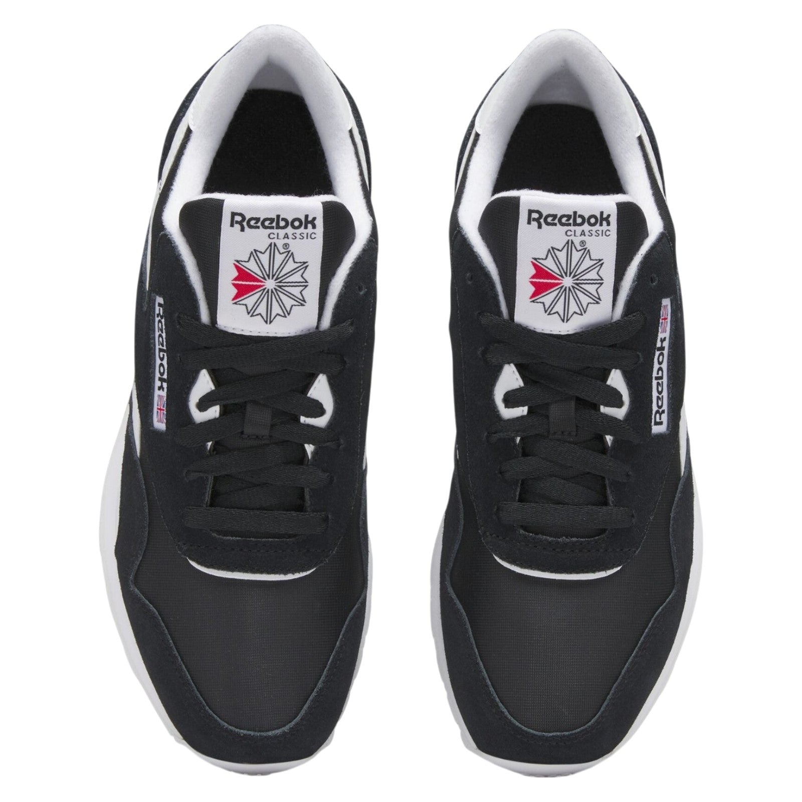 Reebok Classic Nylon Men's Trainers - Black / White