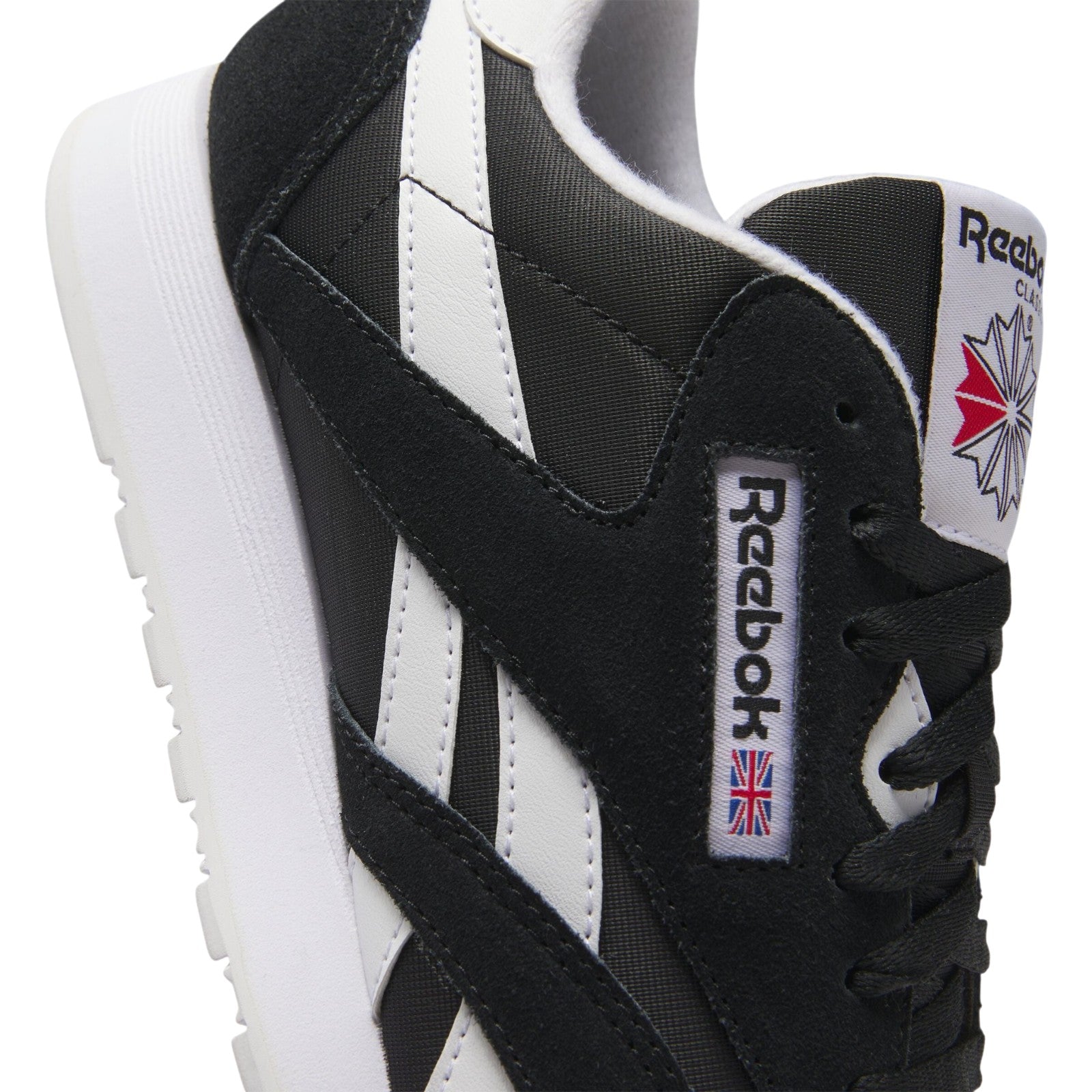 Reebok Classic Nylon Men's Trainers - Black / White