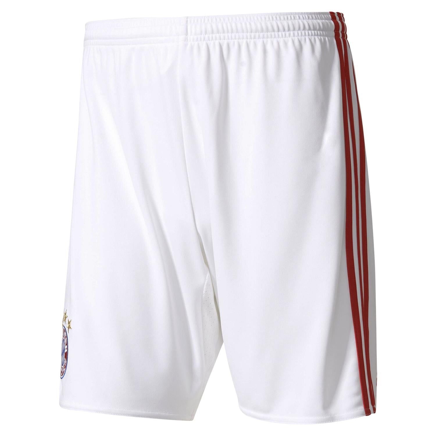 adidas FC Bayern Munich Home Shorts 2016/17 - White - ViaductClothing - -