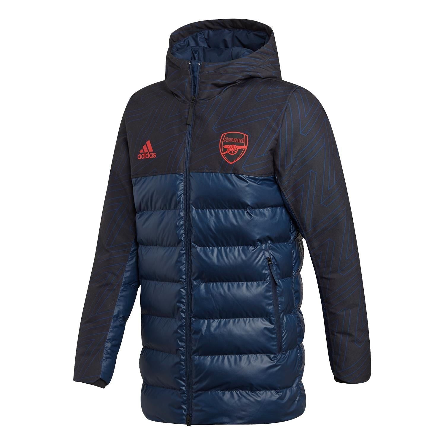 adidas Arsenal Seasonal Special Padded Jacket 19/20 - Blue - ViaductClothing - -