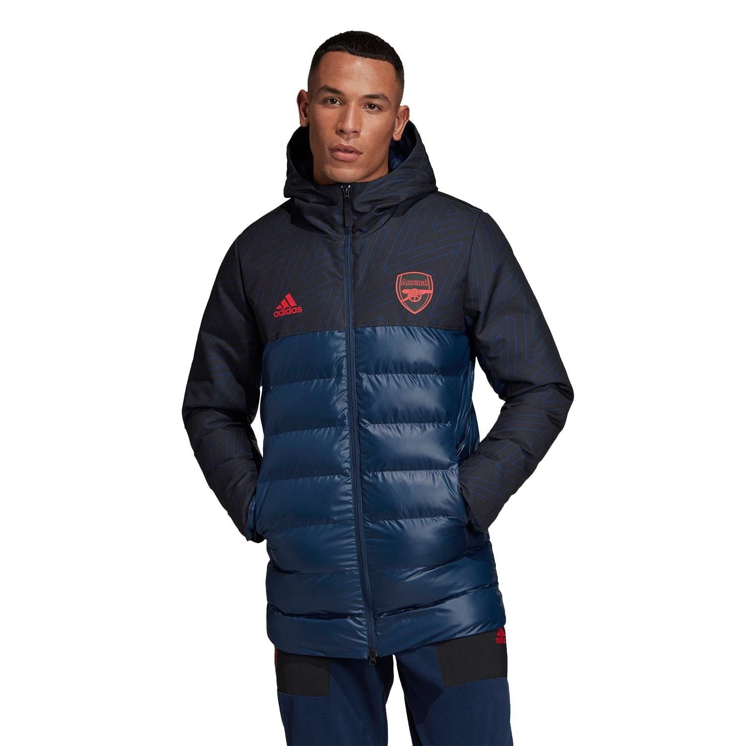 adidas Arsenal Seasonal Special Padded Jacket 19/20 - Blue - ViaductClothing - -
