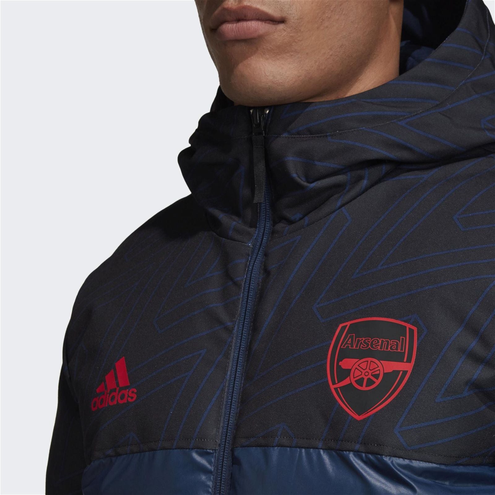 adidas Arsenal Seasonal Special Padded Jacket 19/20 - Blue - ViaductClothing - -
