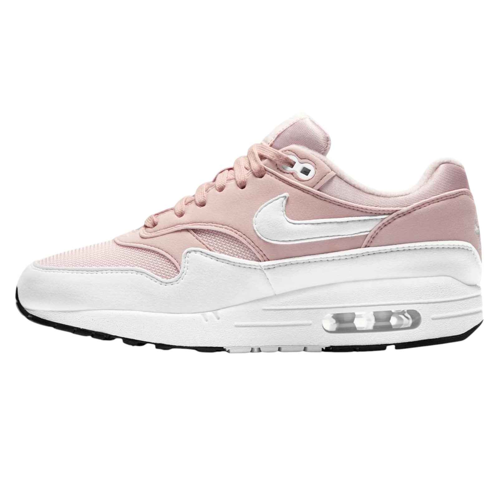 Nike Womens Air Max 1 Shoes - Barley Rose White