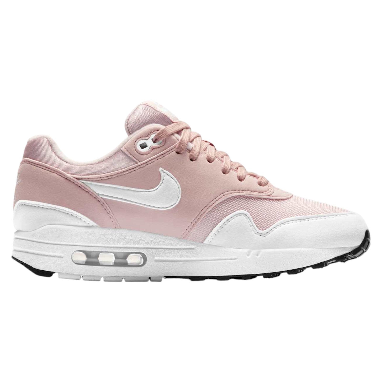 Nike Womens Air Max 1 Shoes - Barley Rose White