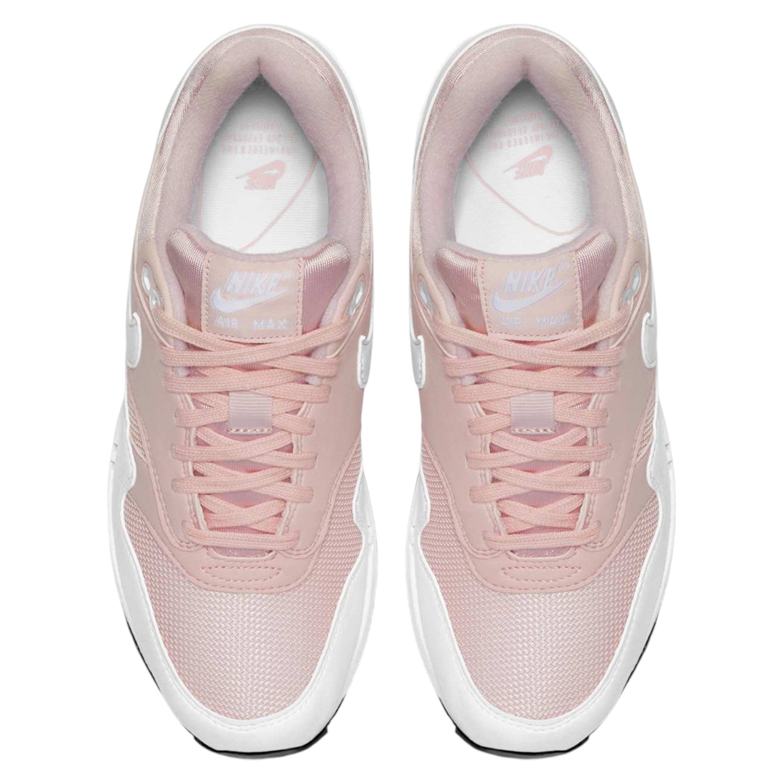Nike Womens Air Max 1 Shoes - Barley Rose White