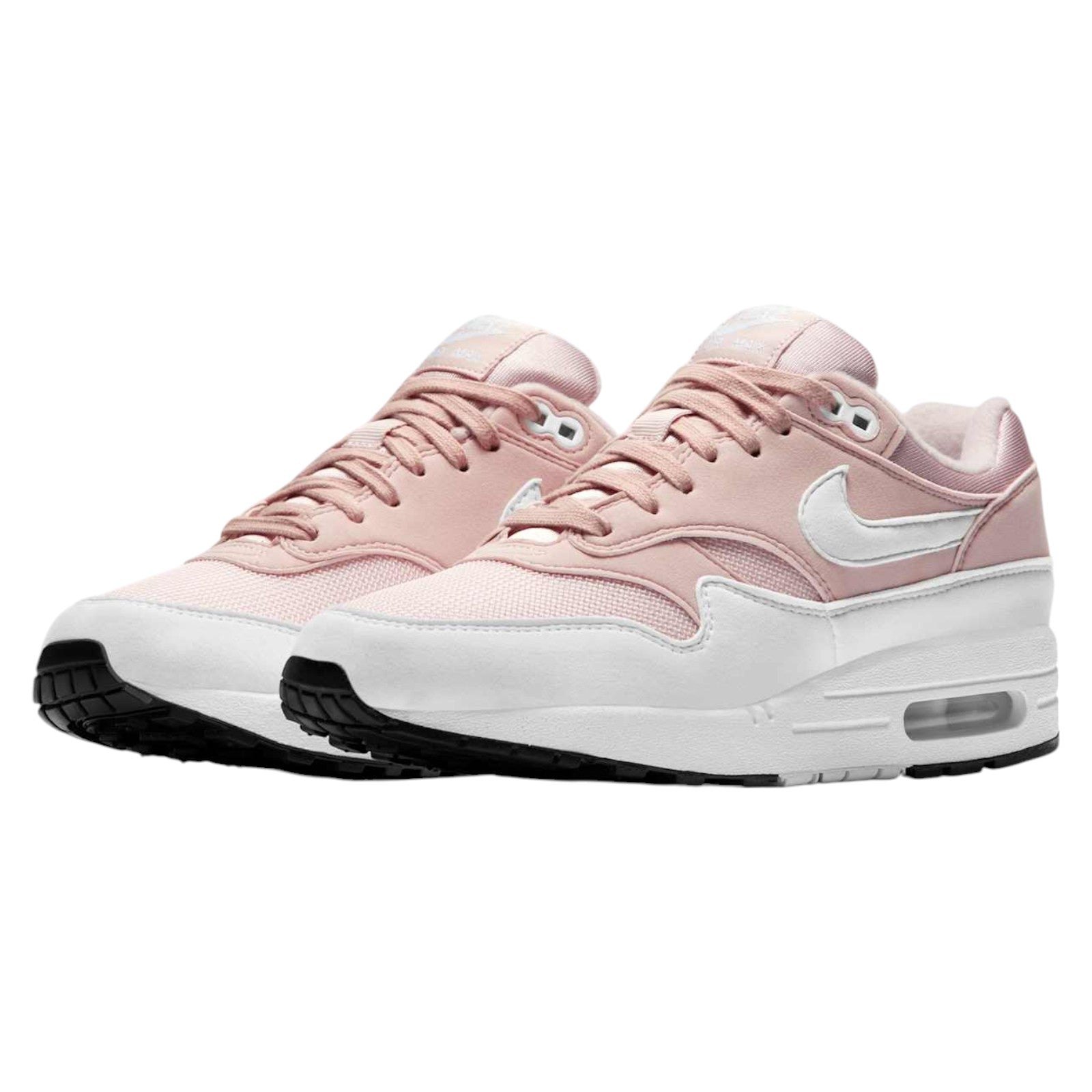 Nike Womens Air Max 1 Shoes - Barley Rose White