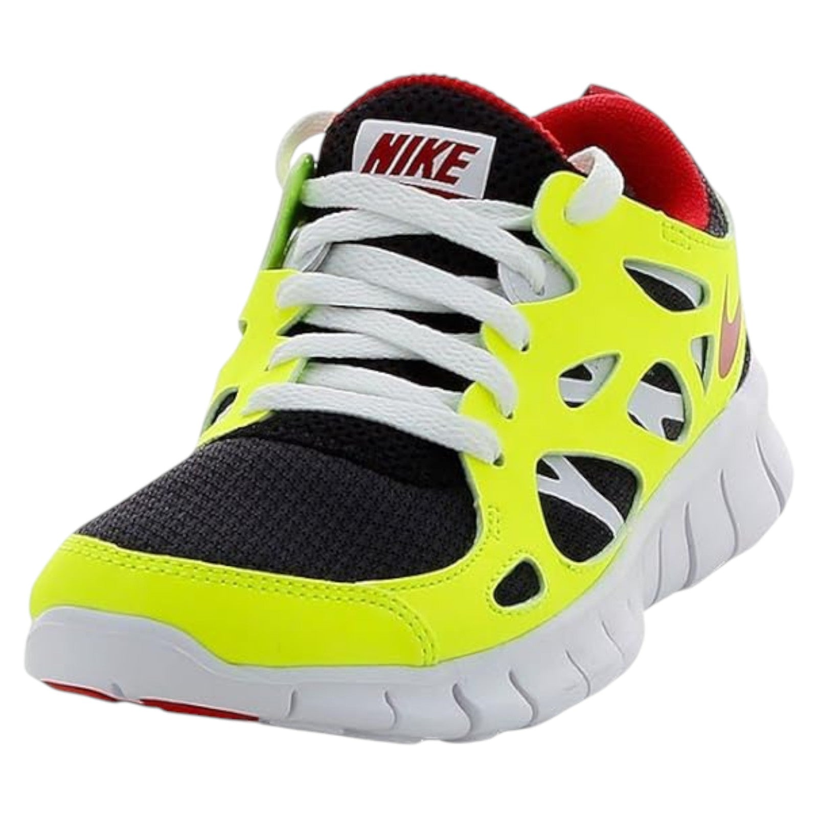 Nike Free Run 2 Trainers (GS) - Yellow / Black