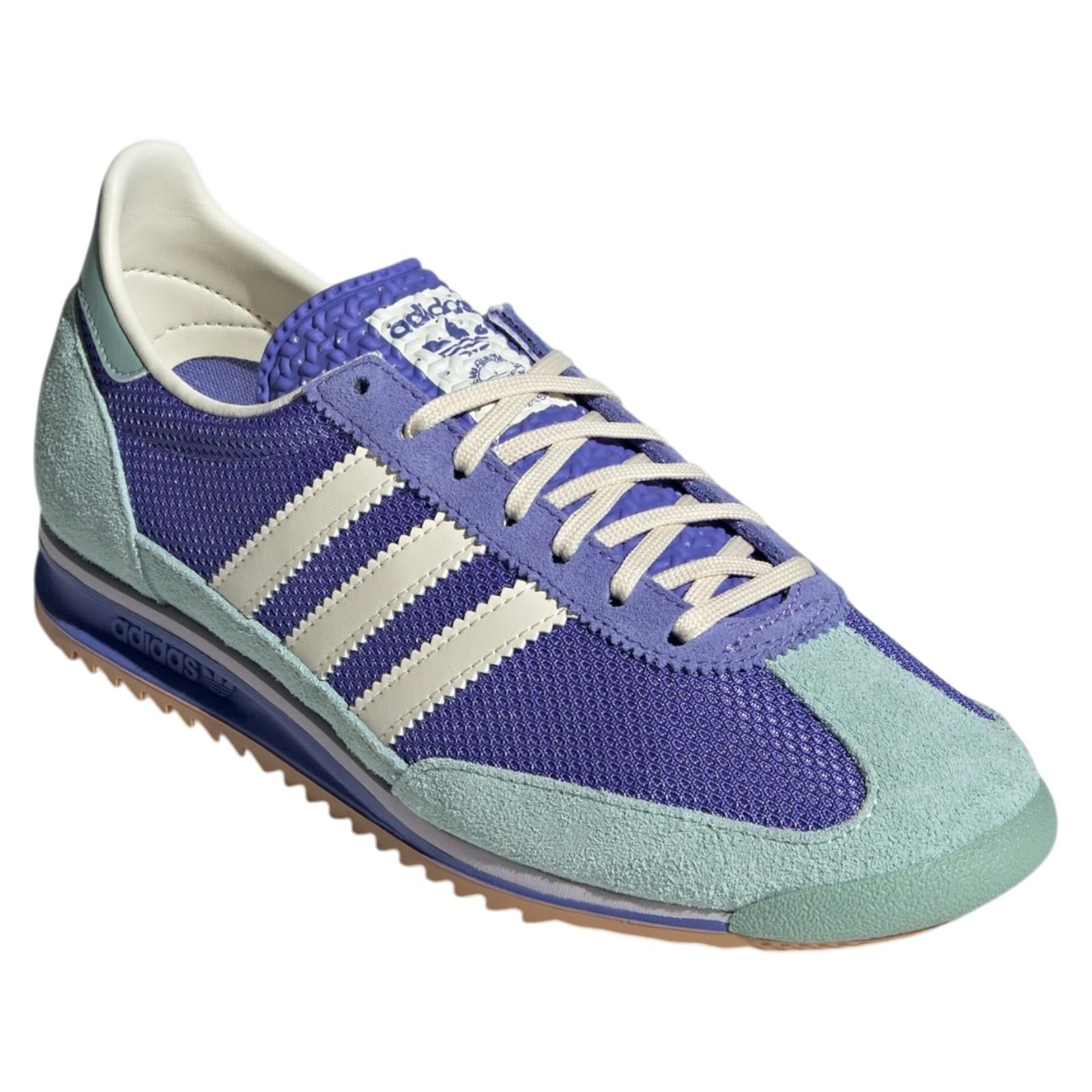 adidas Originals Womens SL 72 OG Shoes - Purple / Green
