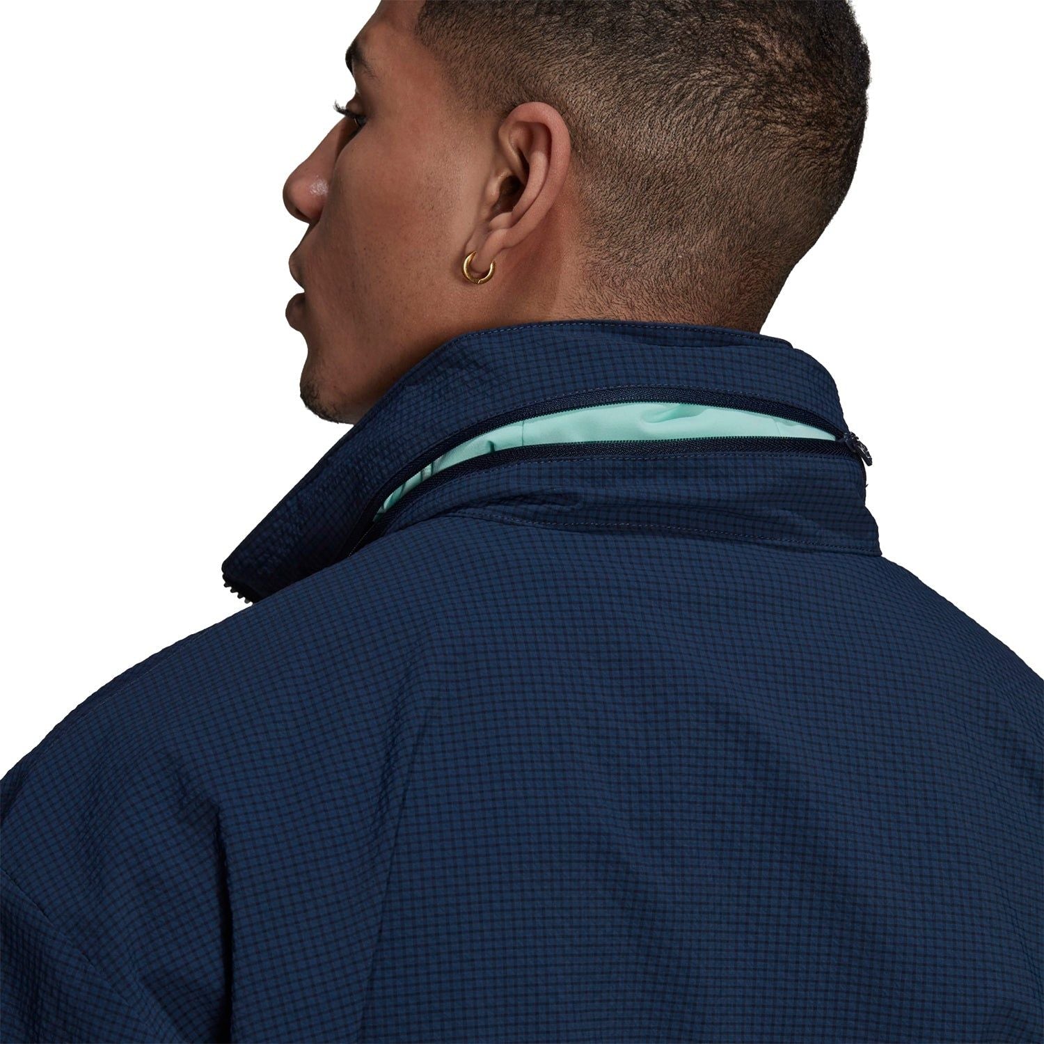 adidas Originals 1/4 Zip Jacket - Navy - ViaductClothing - -
