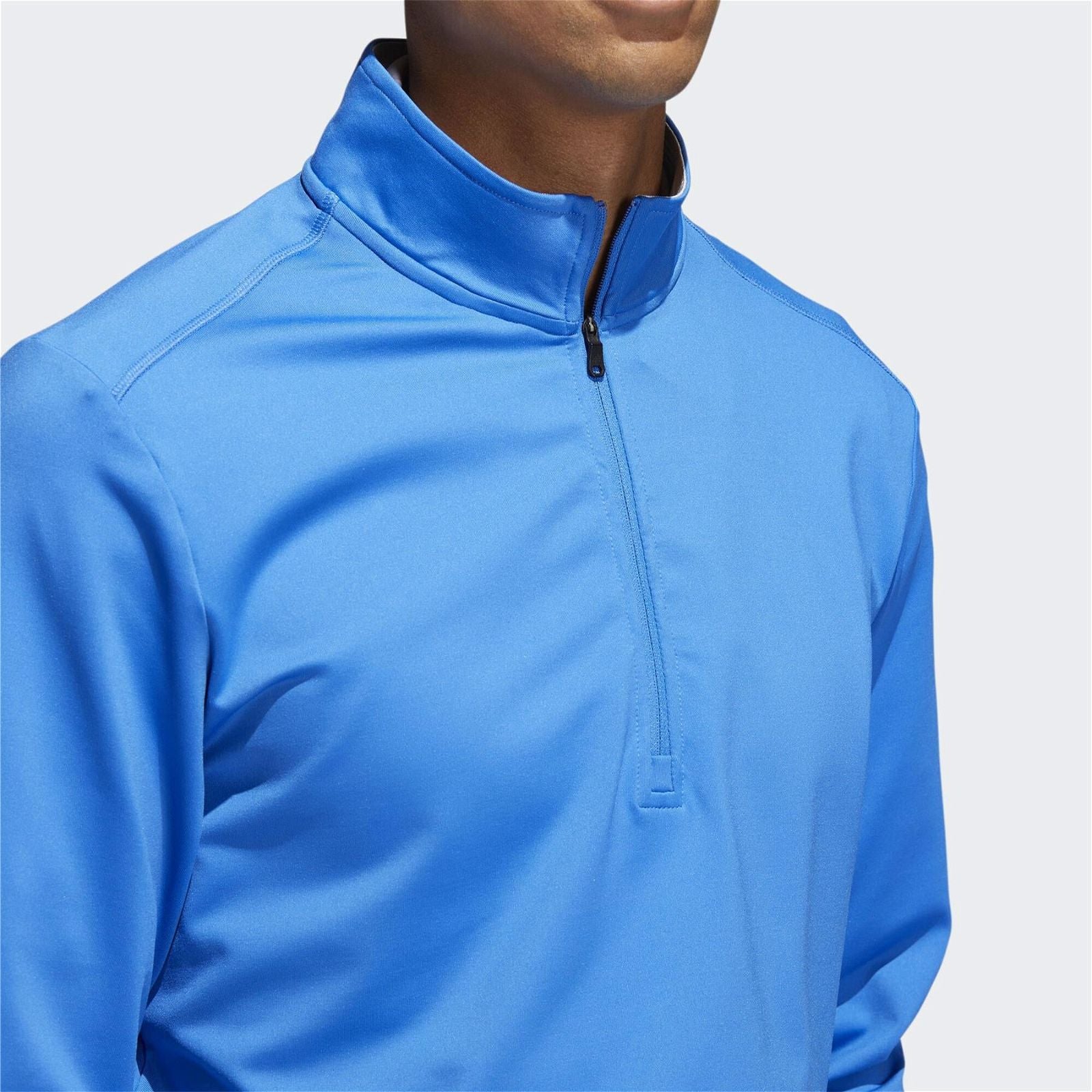 adidas Classic Club 1/4 Zip Sweatshirt - Blue - ViaductClothing - -