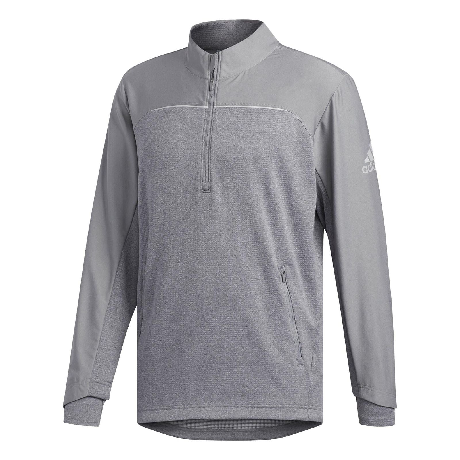 adidas Go-To Adapt 1/4 Zip Sweatshirt - Grey - ViaductClothing - -