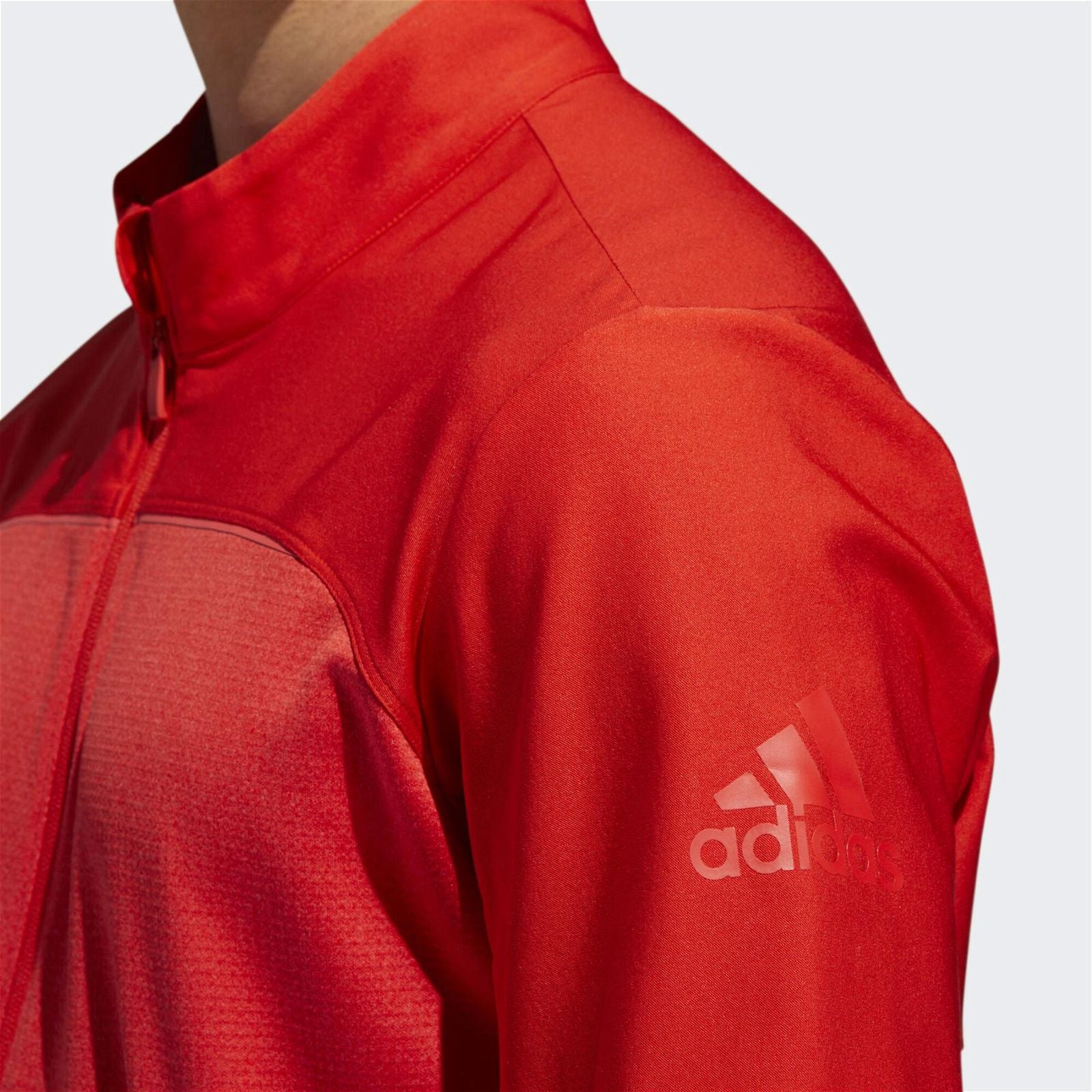 adidas Go-To Adapt 1/4 Zip Sweatshirt - Red - ViaductClothing - -