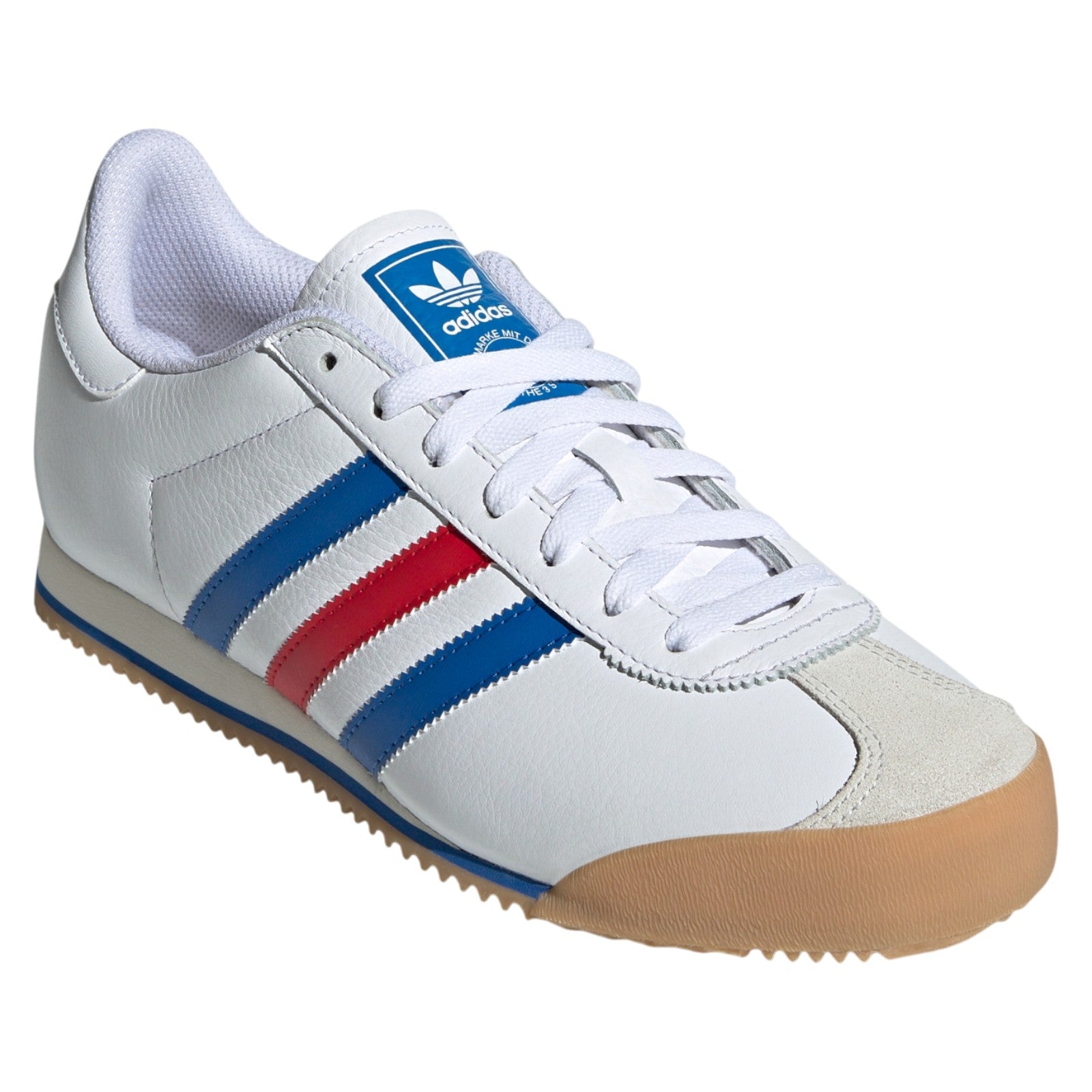 adidas Originals Kick 74 Shoes - Cloud White / Blue / Better Scarlet