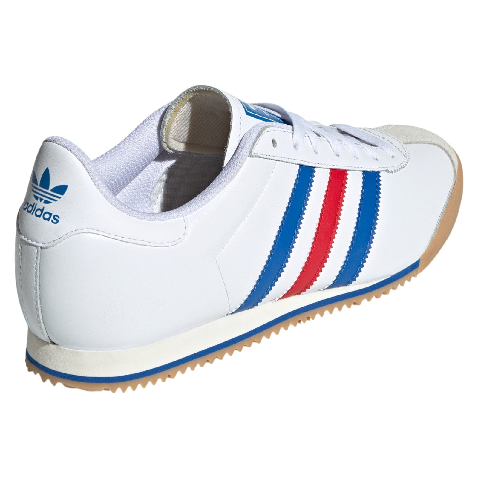 adidas Originals Kick 74 Shoes - Cloud White / Blue / Better Scarlet
