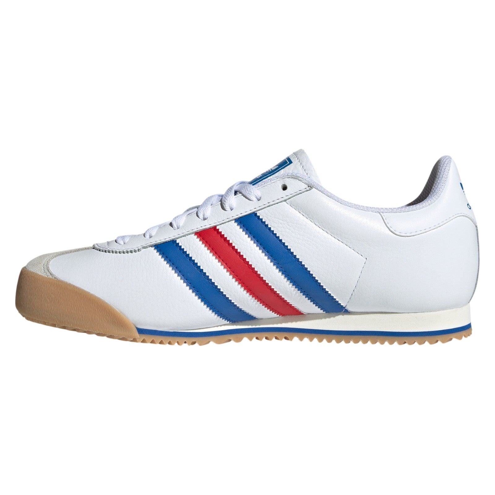 adidas Originals Kick 74 Shoes - Cloud White / Blue / Better Scarlet