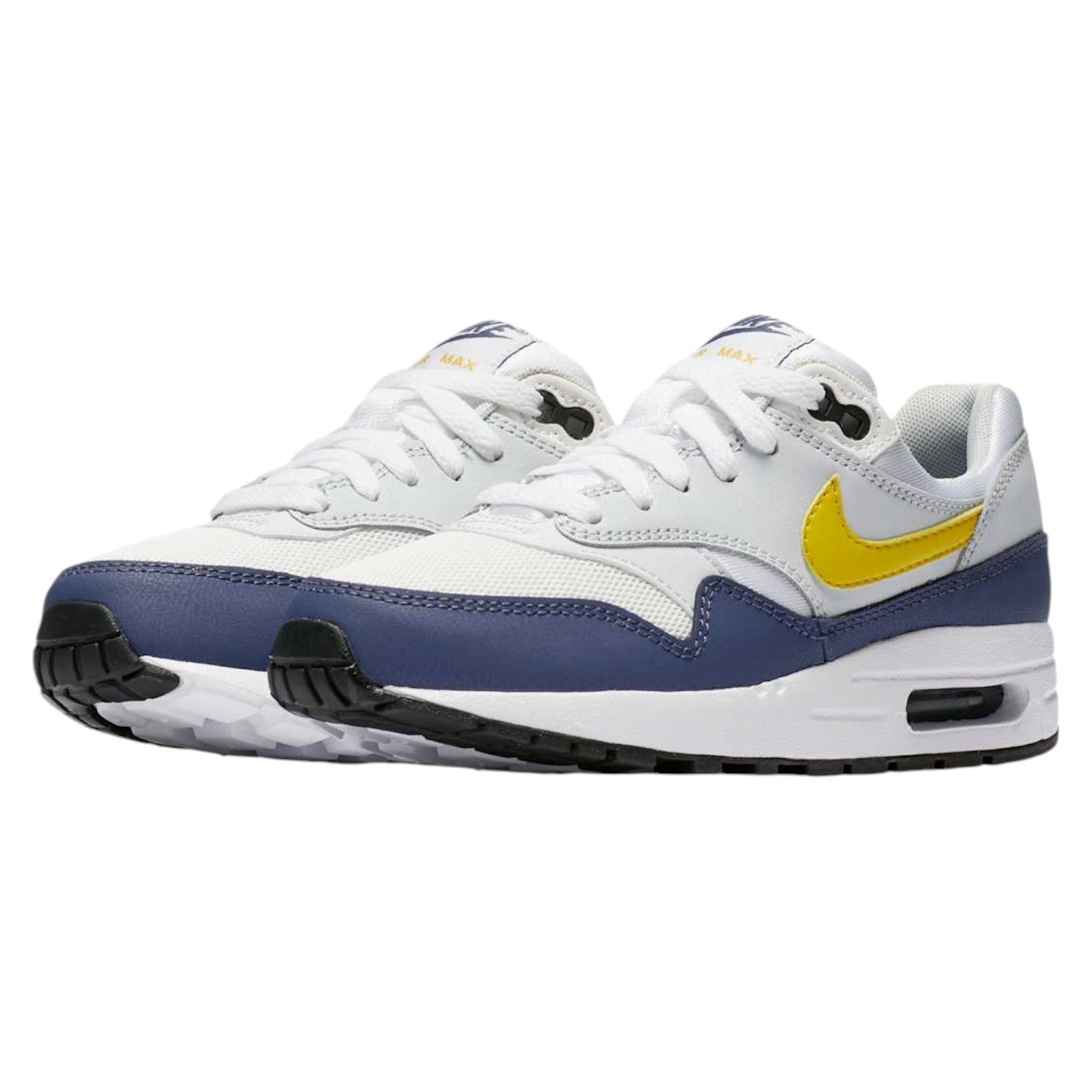 Nike Air Max 1 Trainers (GS) - Blue Recall