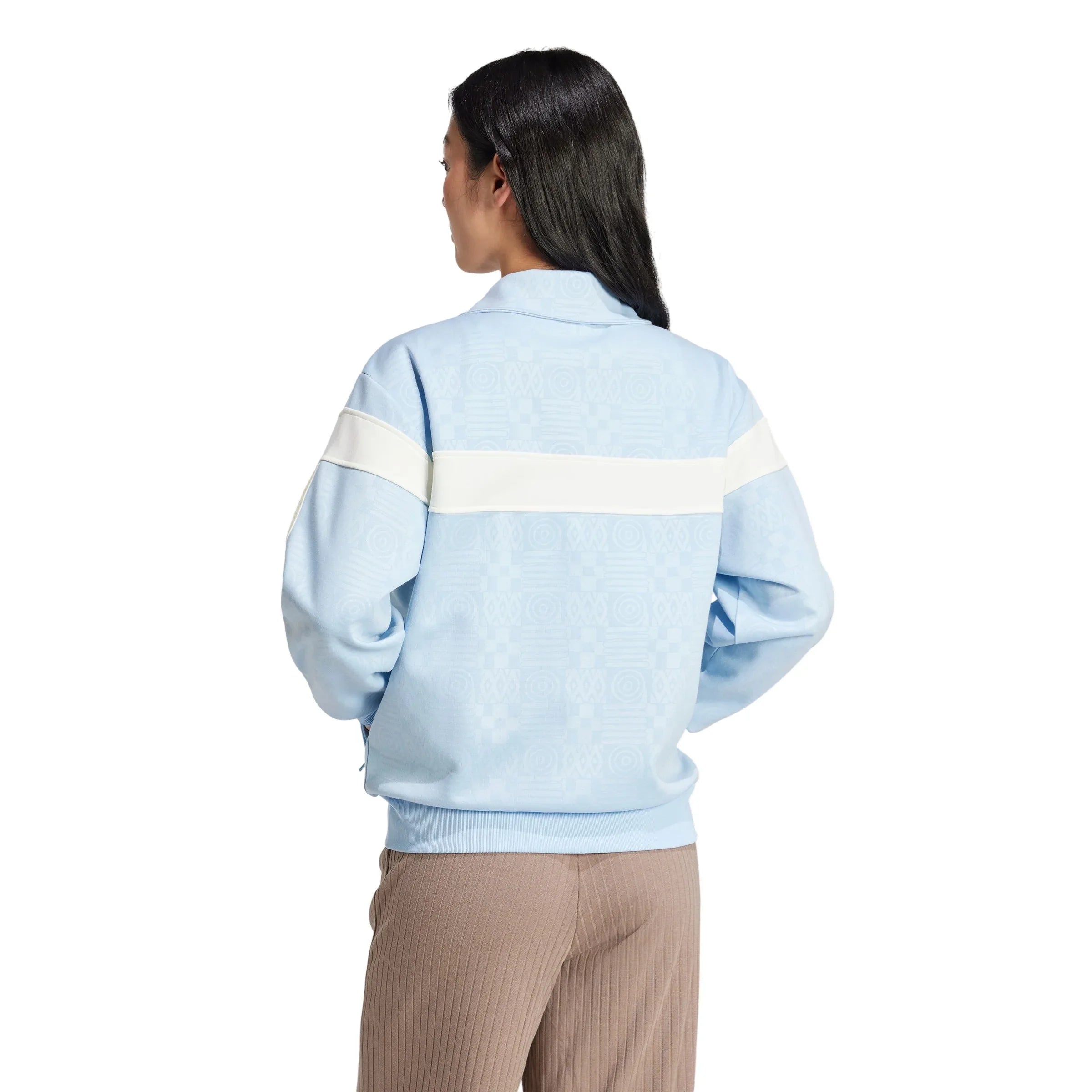adidas Originals Womens '80s Track Top - Clear Sky Blue - ViaductClothing