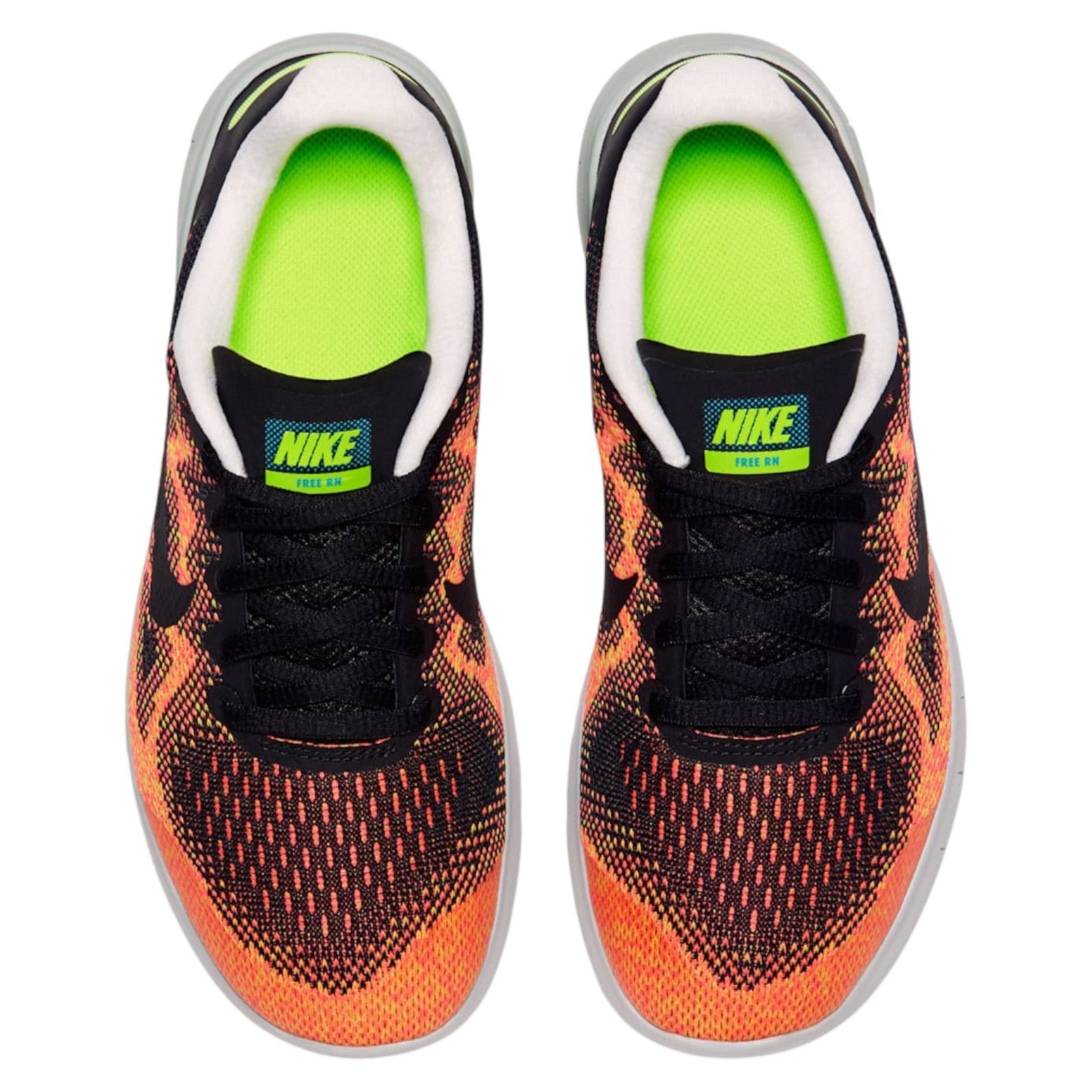 Nike Free Run 2 Running Shoes - Black / Orange