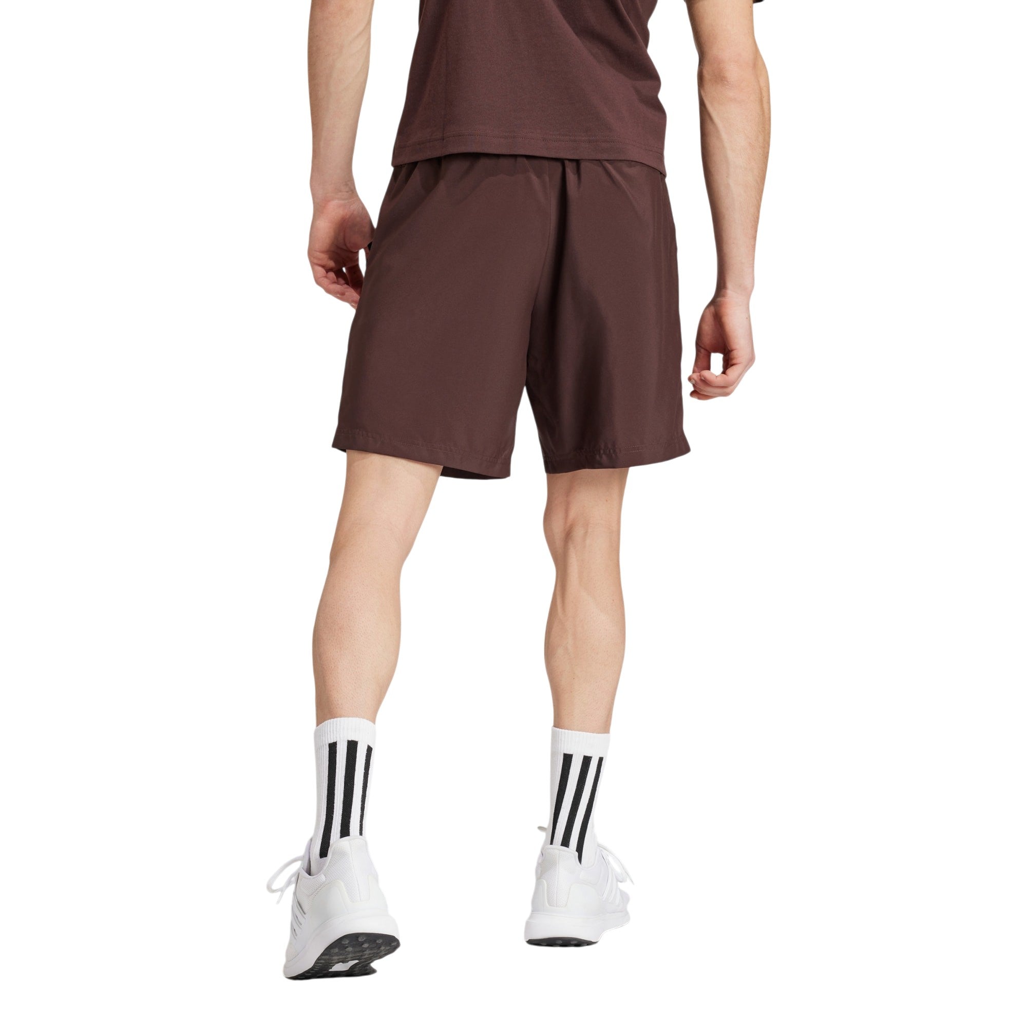 adidas Originals Men's AEROREADY Essentials Chelsea Small Logo Shorts - Shadow Brown