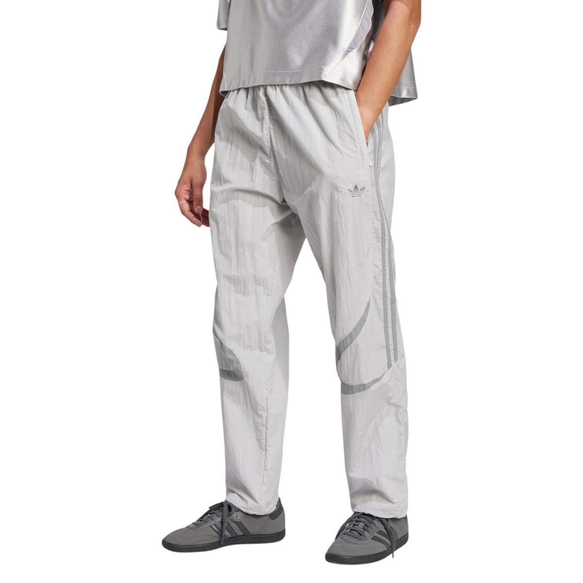 adidas Originals Men's Adicolor 2000s Woven Track Tracksuit Bottoms - Grey
