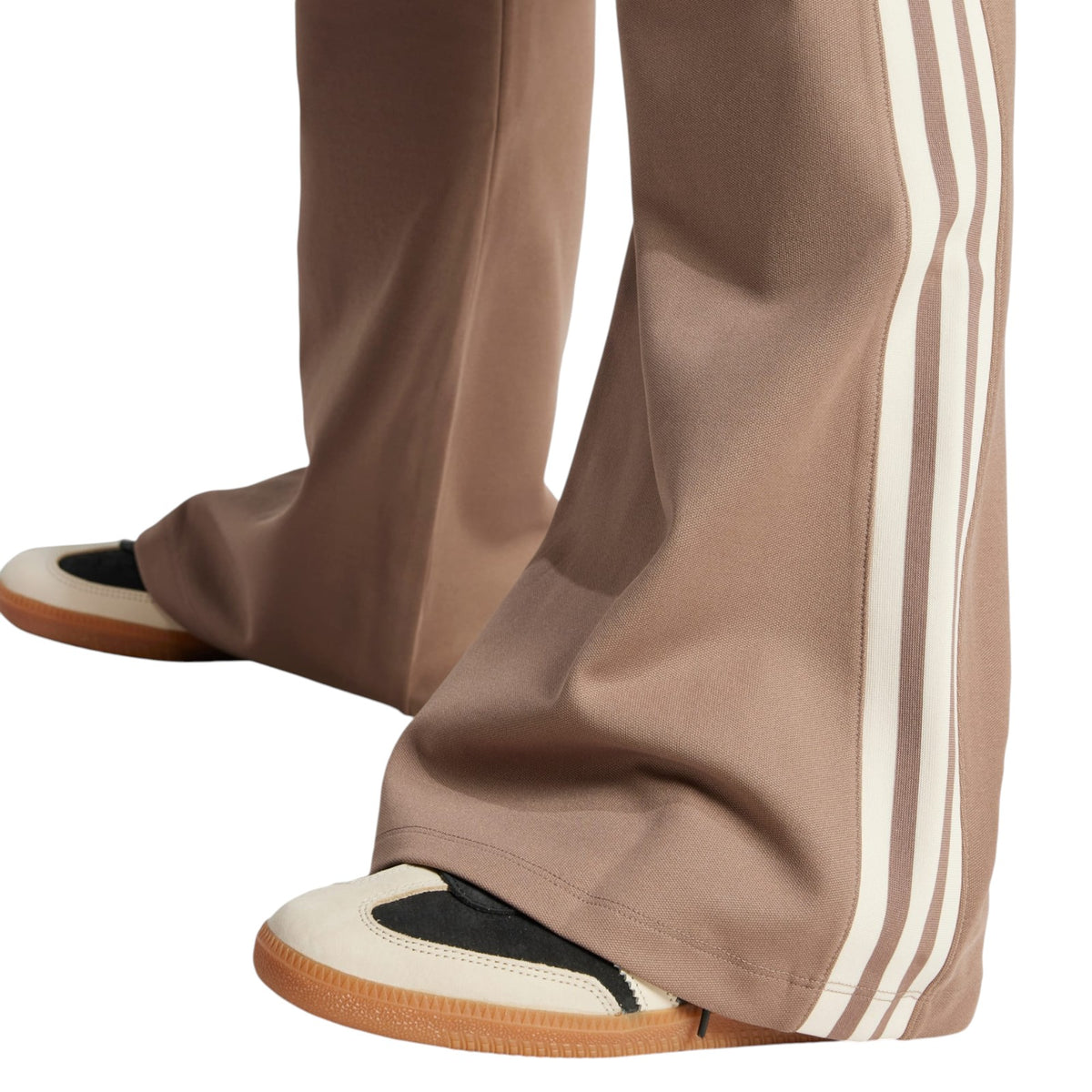 adidas Originals Women's Adicolor 3-Stripes Flared Track Pants - Brown