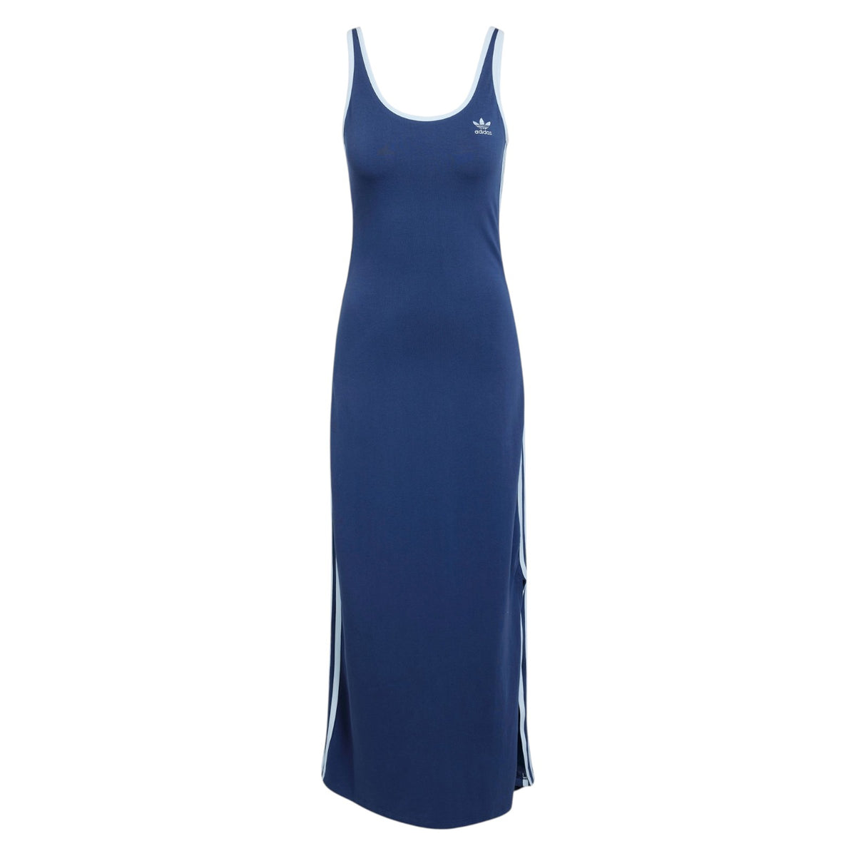 adidas Originals Women's Adicolor 3-Stripes Tank Maxi Dress - Navy