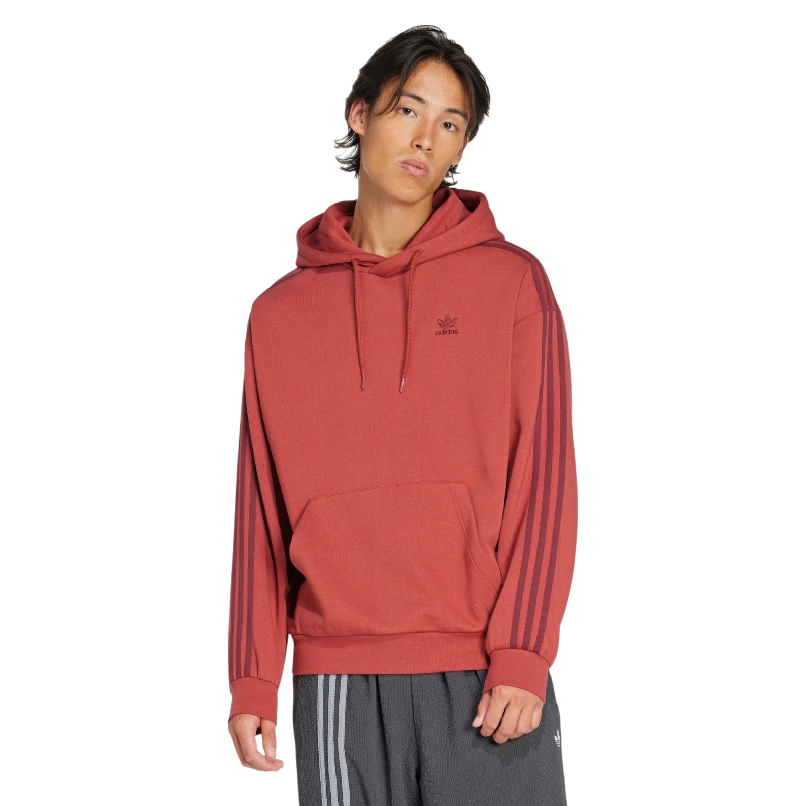 adidas Originals Baggy Hoodie - Preloved Ruby