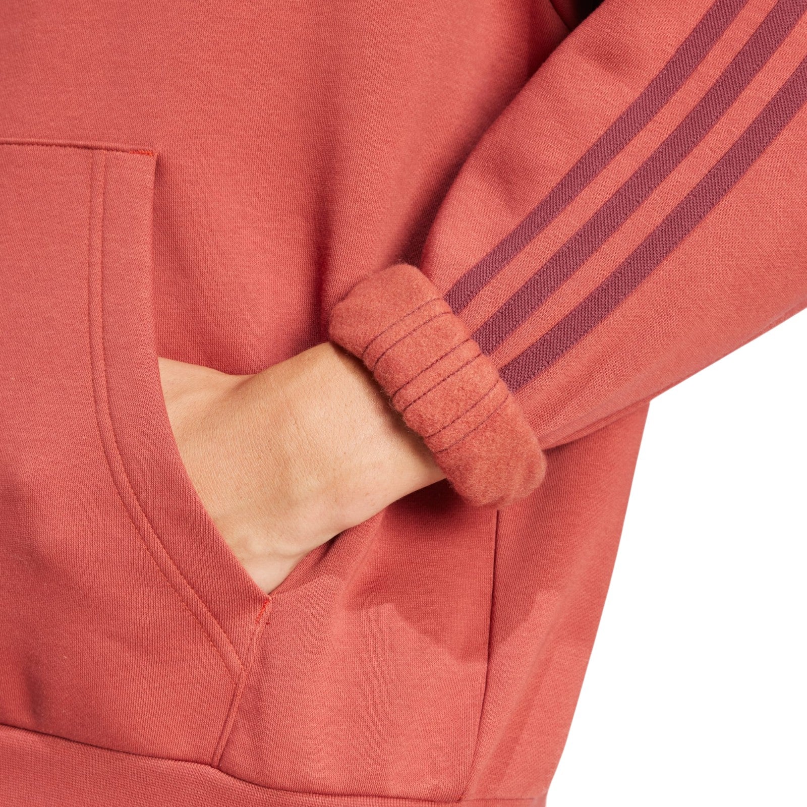 adidas Originals Baggy Hoodie - Preloved Ruby