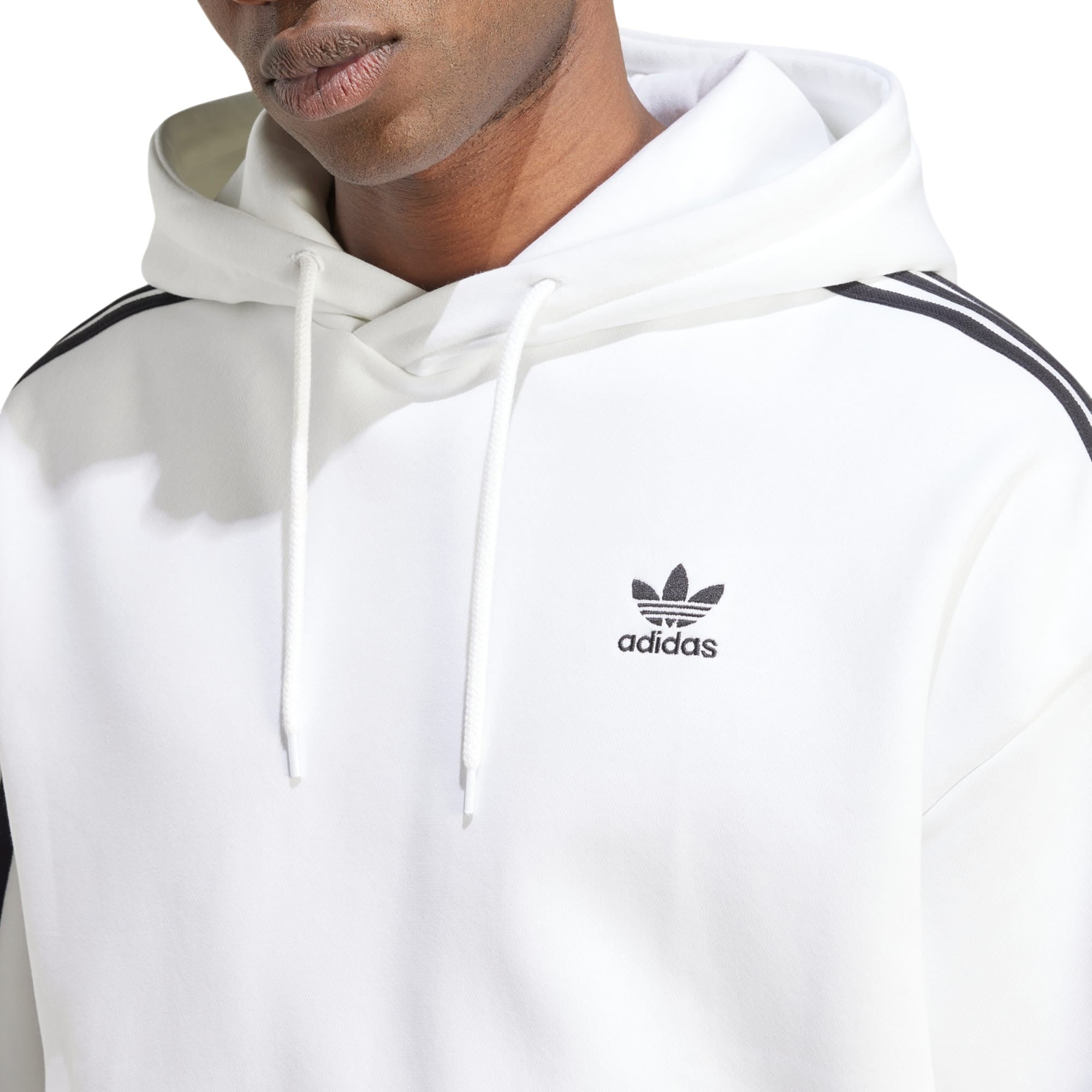 adidas Originals Men's Adicolor Baggy Fit Hoodie - White