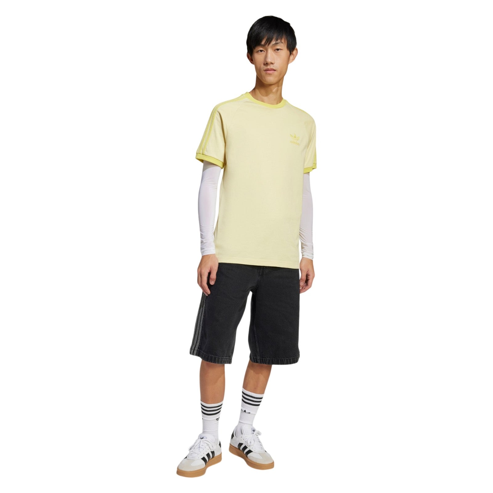 adidas Originals Adicolor Classics 3-Stripes Tee - Yellow