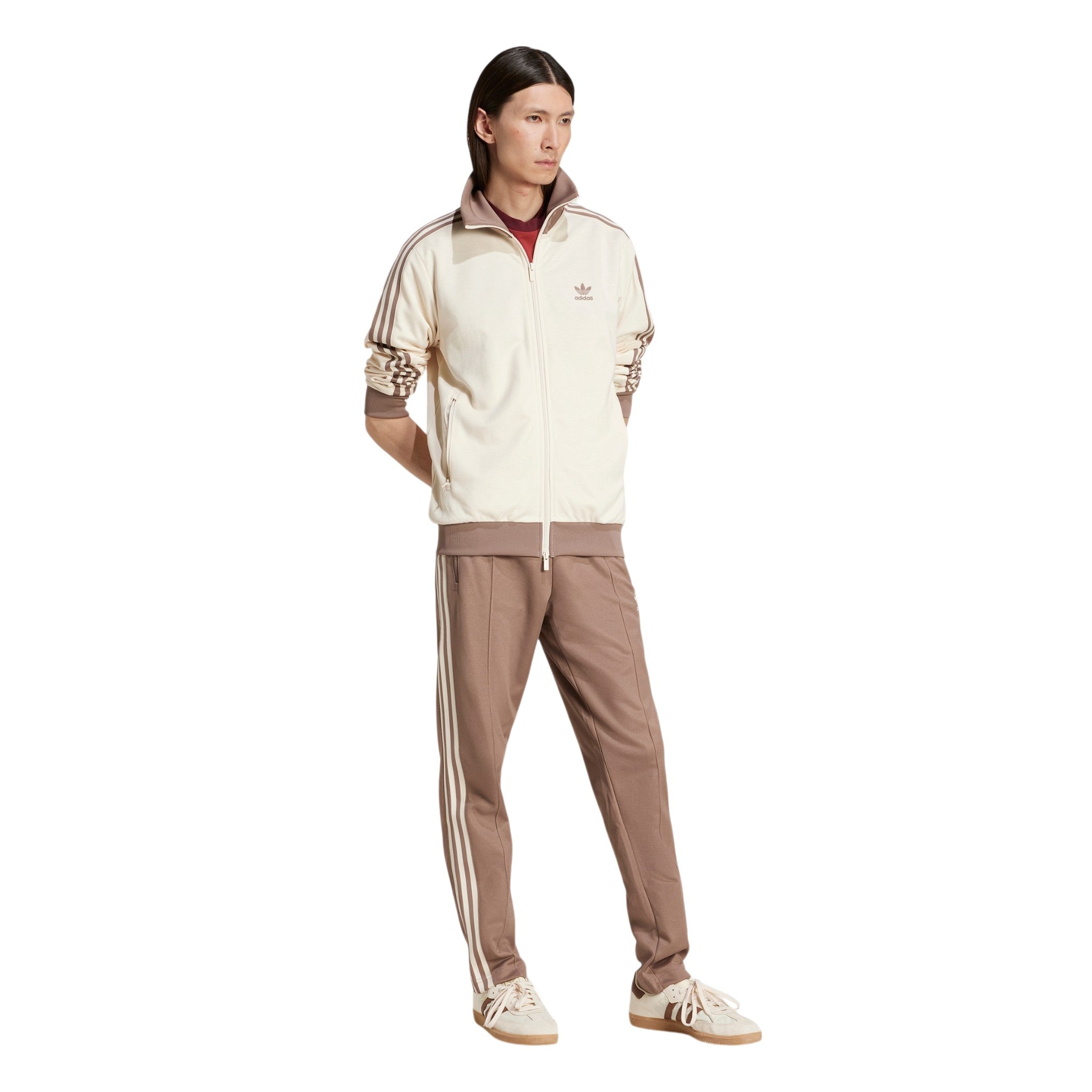 adidas Originals Men's Adicolor Beckenbauer Track Pants - Trace Brown