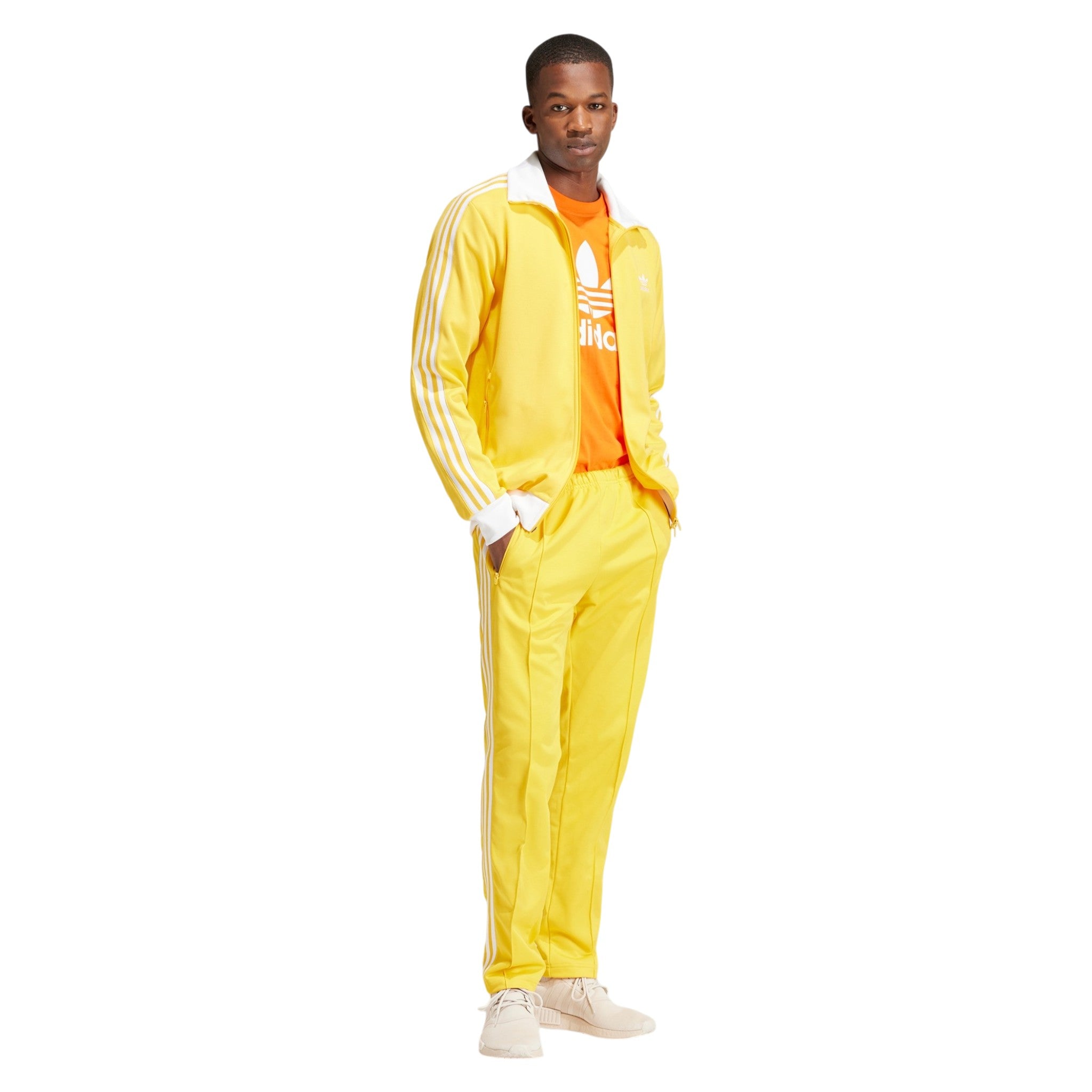 adidas Originals Men's Adicolor Beckenbauer Track Pants - Yellow