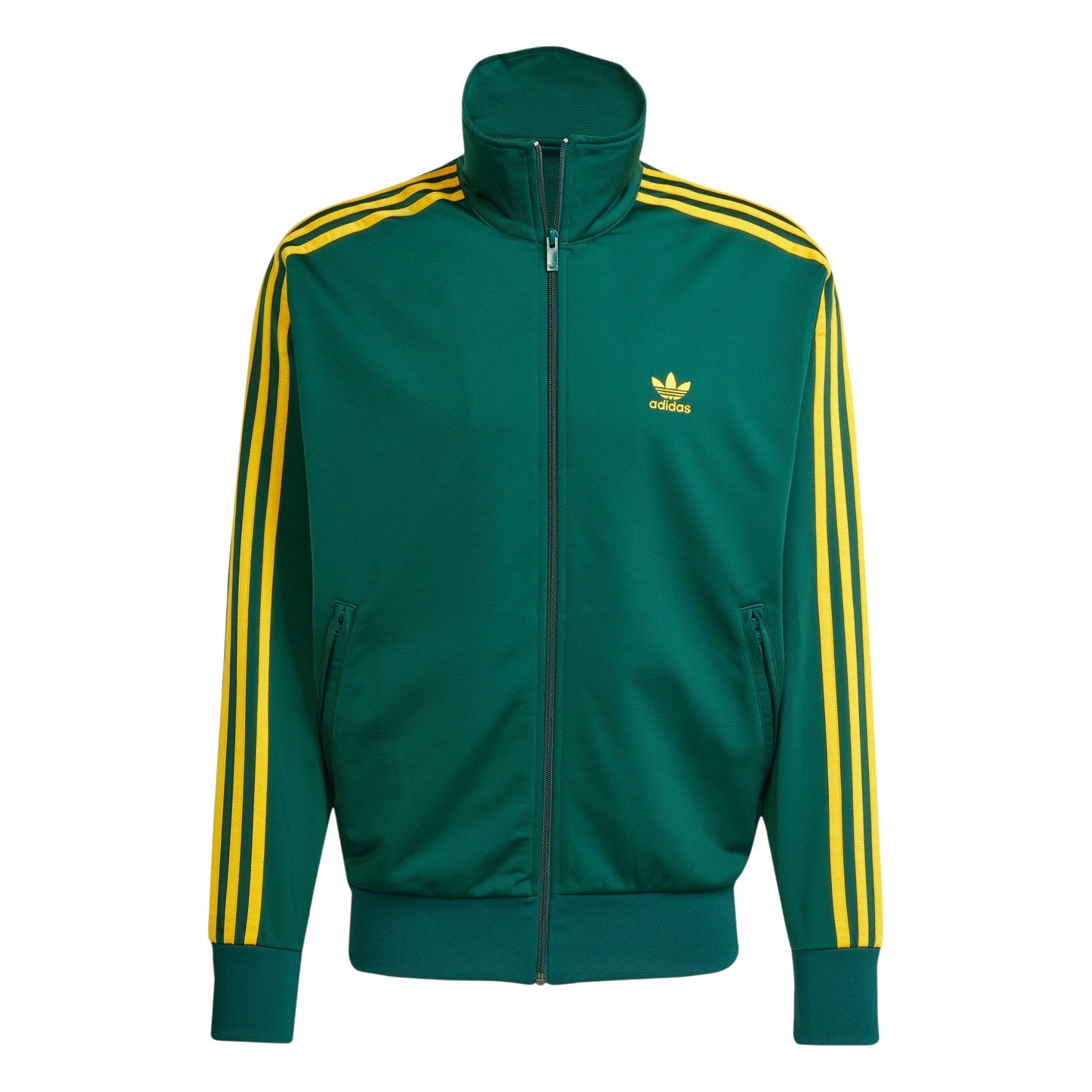 adidas Originals Adicolor Classics Firebird Track Top - Collegiate Green / Crew Yellow