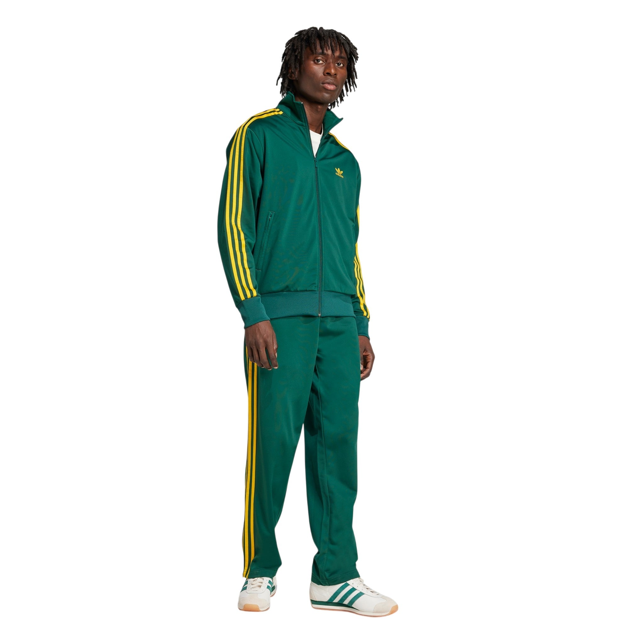 adidas Originals Adicolor Classics Firebird Track Bottoms - Collegiate Green / Crew Yellow
