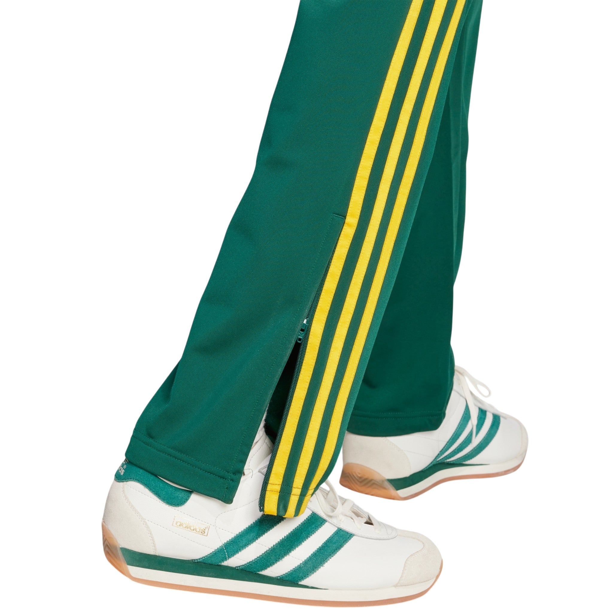 adidas Originals Adicolor Classics Firebird Track Bottoms - Collegiate Green / Crew Yellow