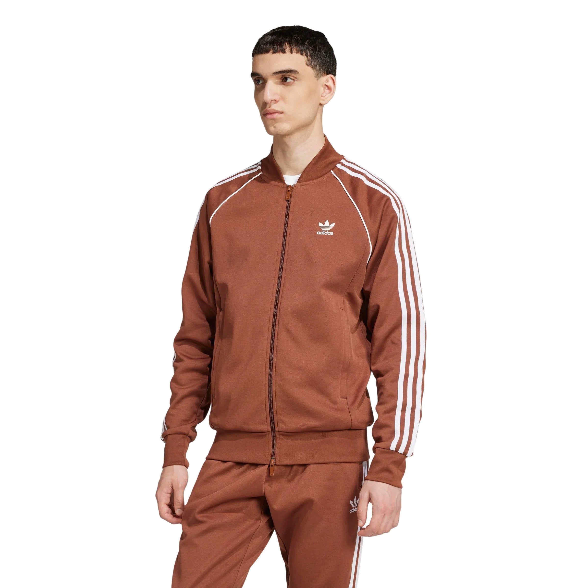 adidas Originals Adicolor Classics SST Superstar Track Jacket - Preloved Brown - ViaductClothing