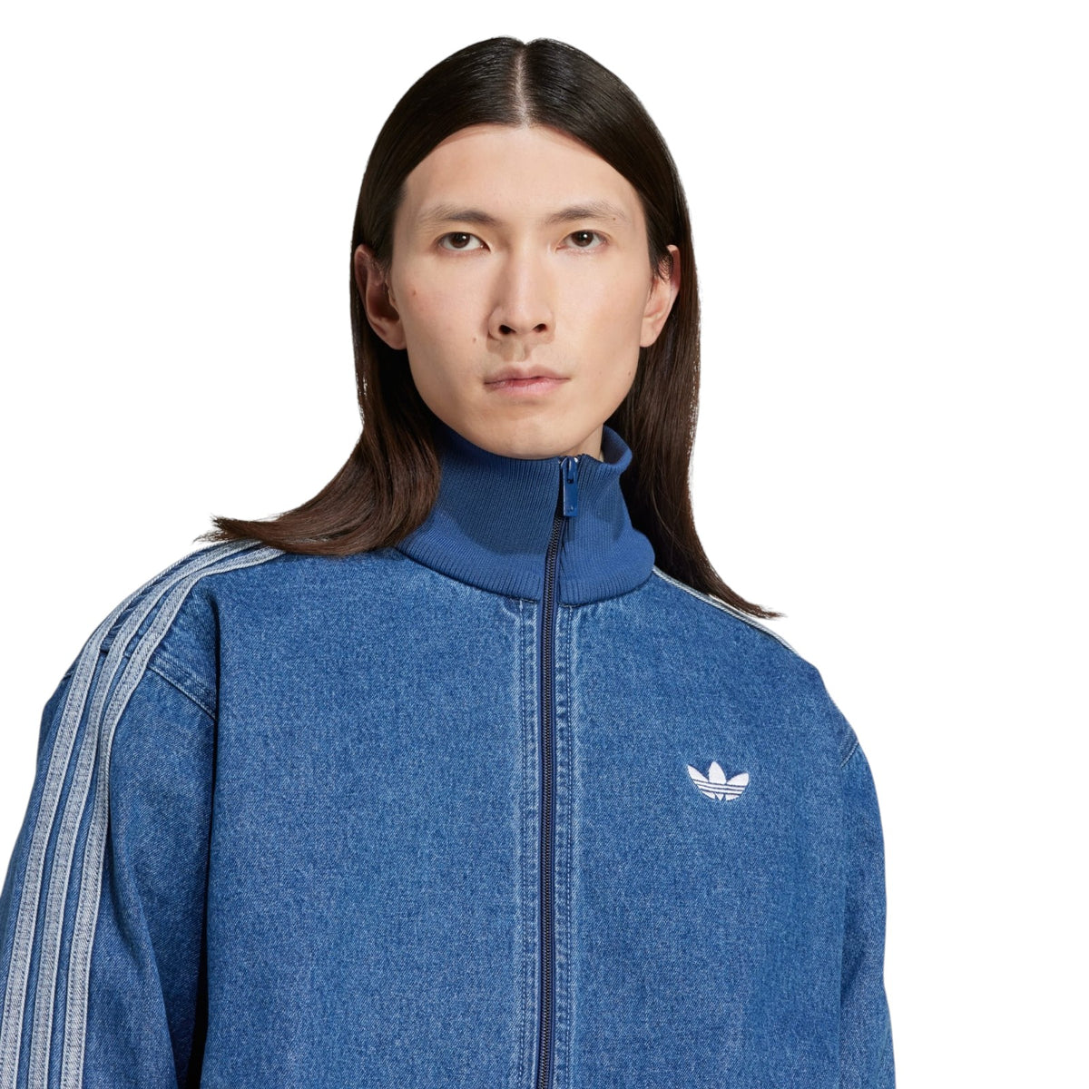 adidas Originals Adicolor Denim Firebird Track Top - Blue