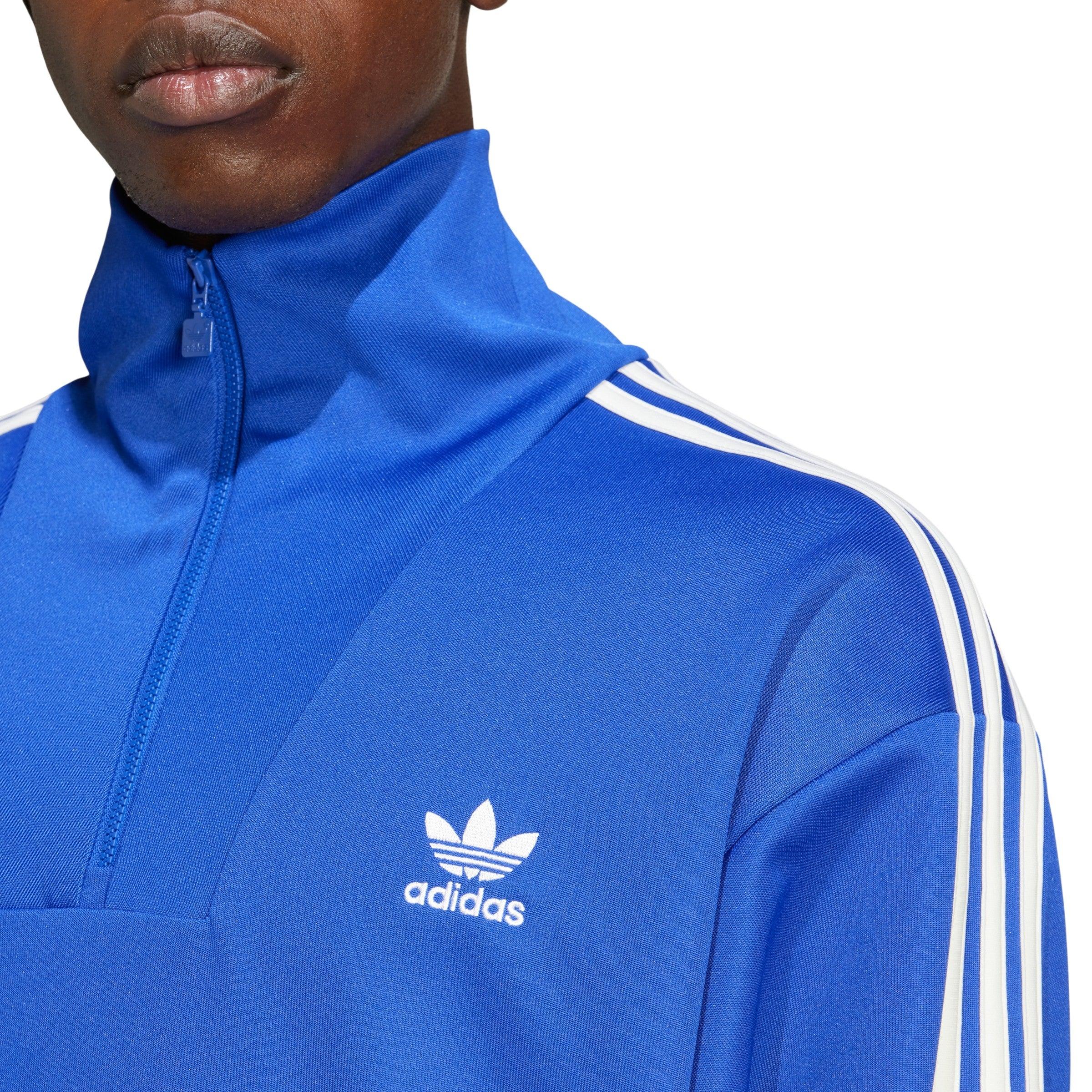adidas Originals Adicolor Funnel Neck Track Top - Semi Lucid Blue - ViaductClothing