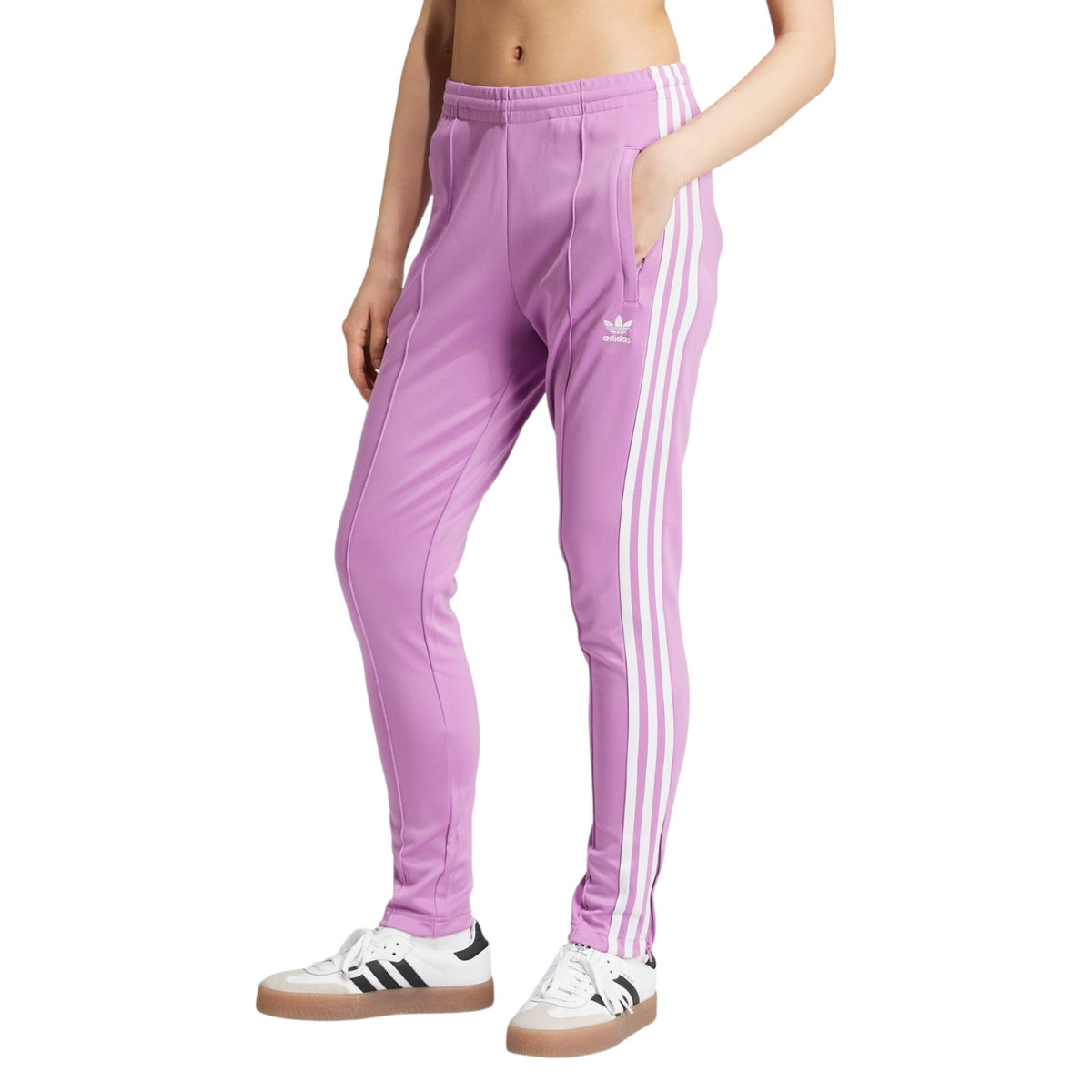 adidas Originals Women's Adicolor SST Superstar Track Pants - Purple
