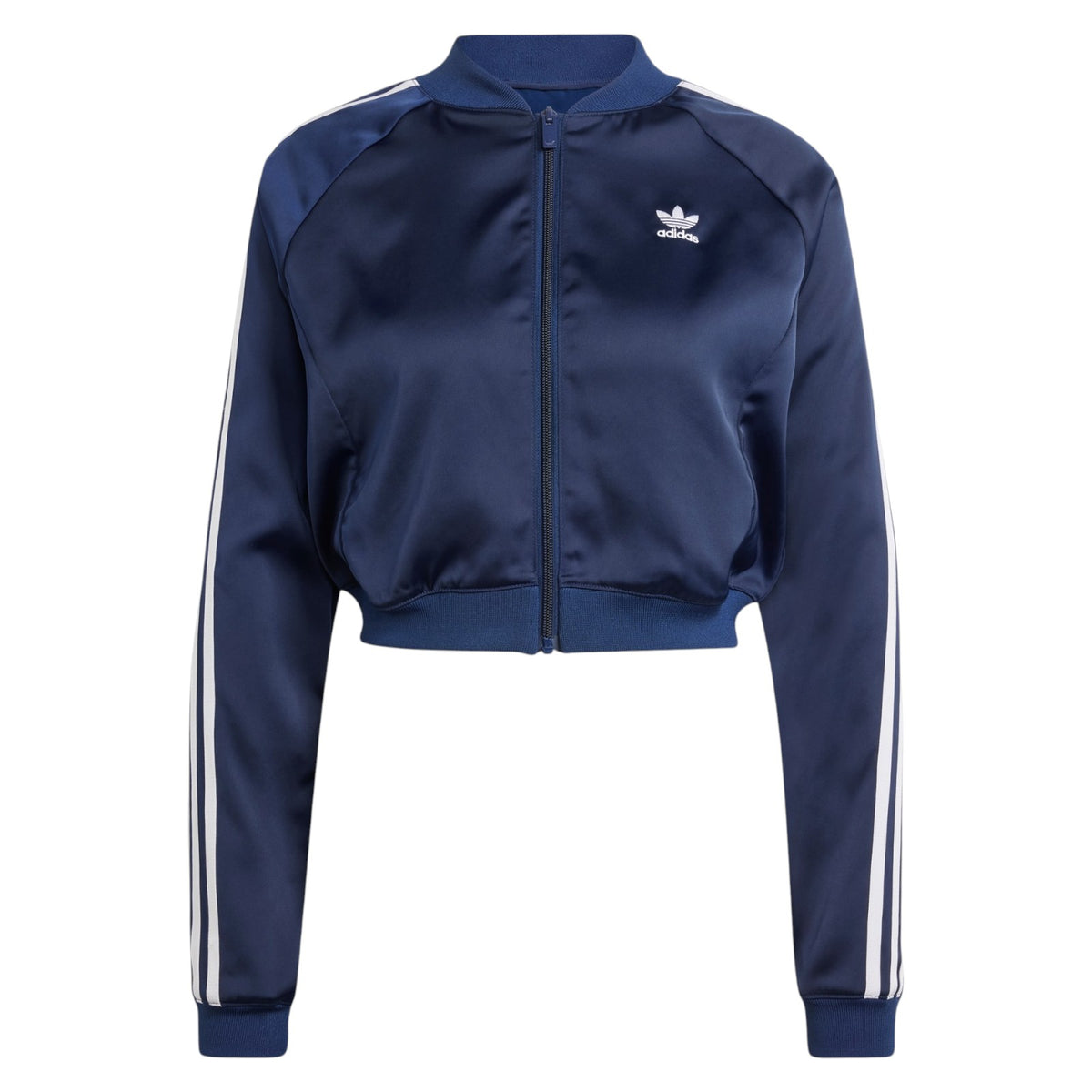 adidas Originals Women's Adicolor Satin Track Top - Navy