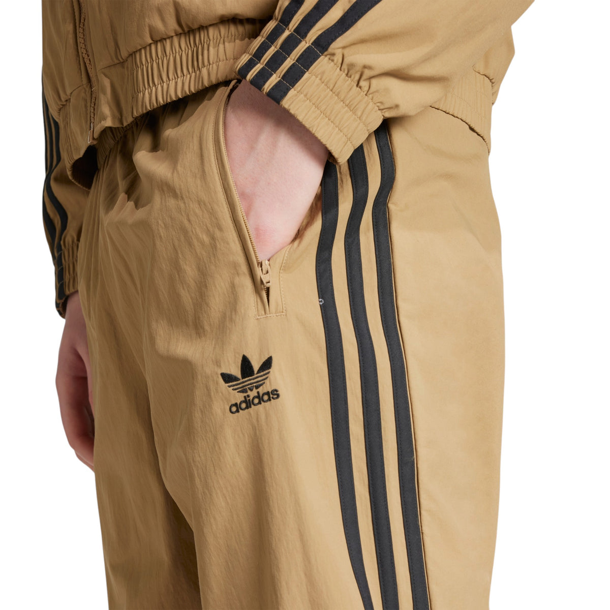 adidas Originals Adicolor Woven Firebird Track Pants Brown - Detail view 2