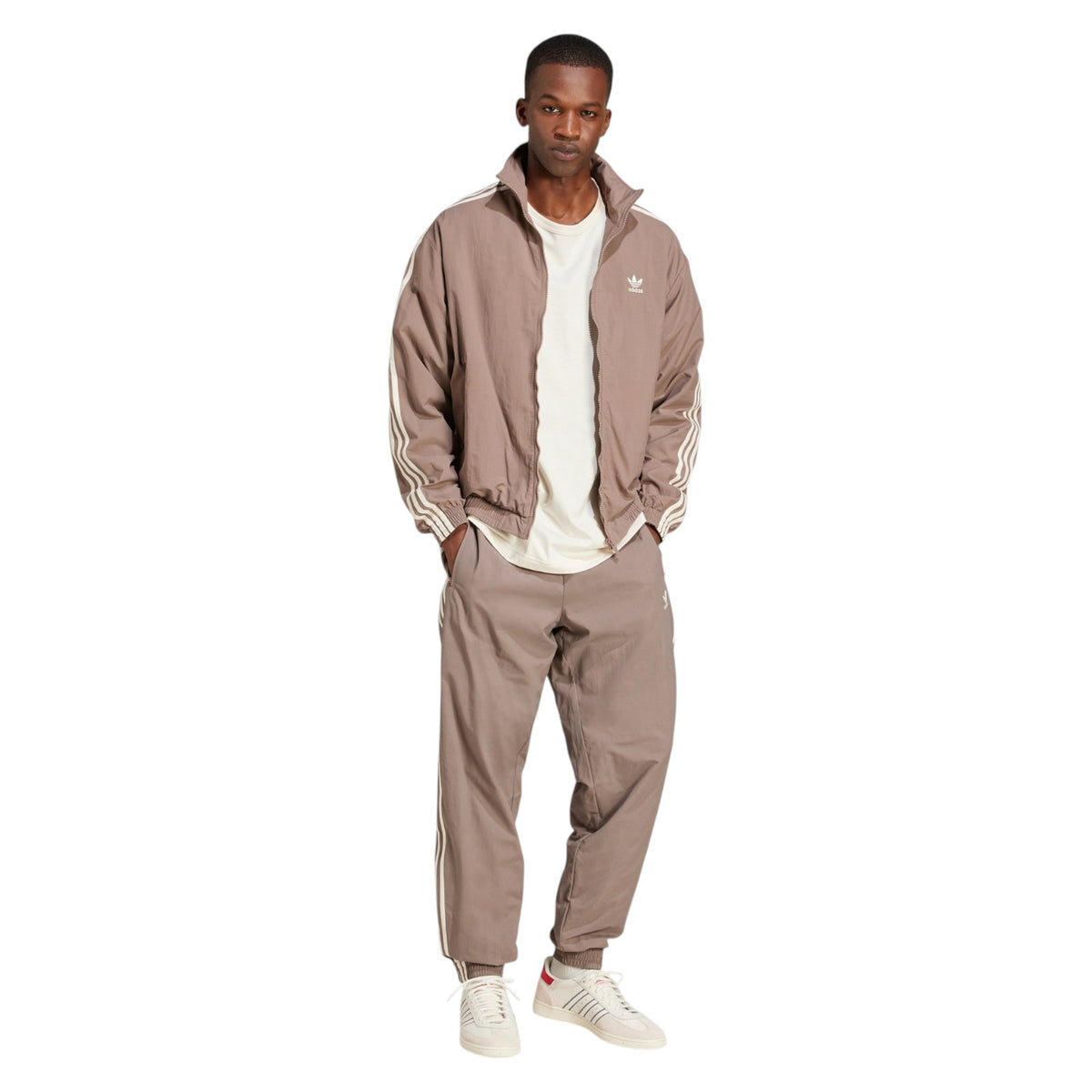 adidas Originals Adicolor Woven Firebird Track Top - Brown