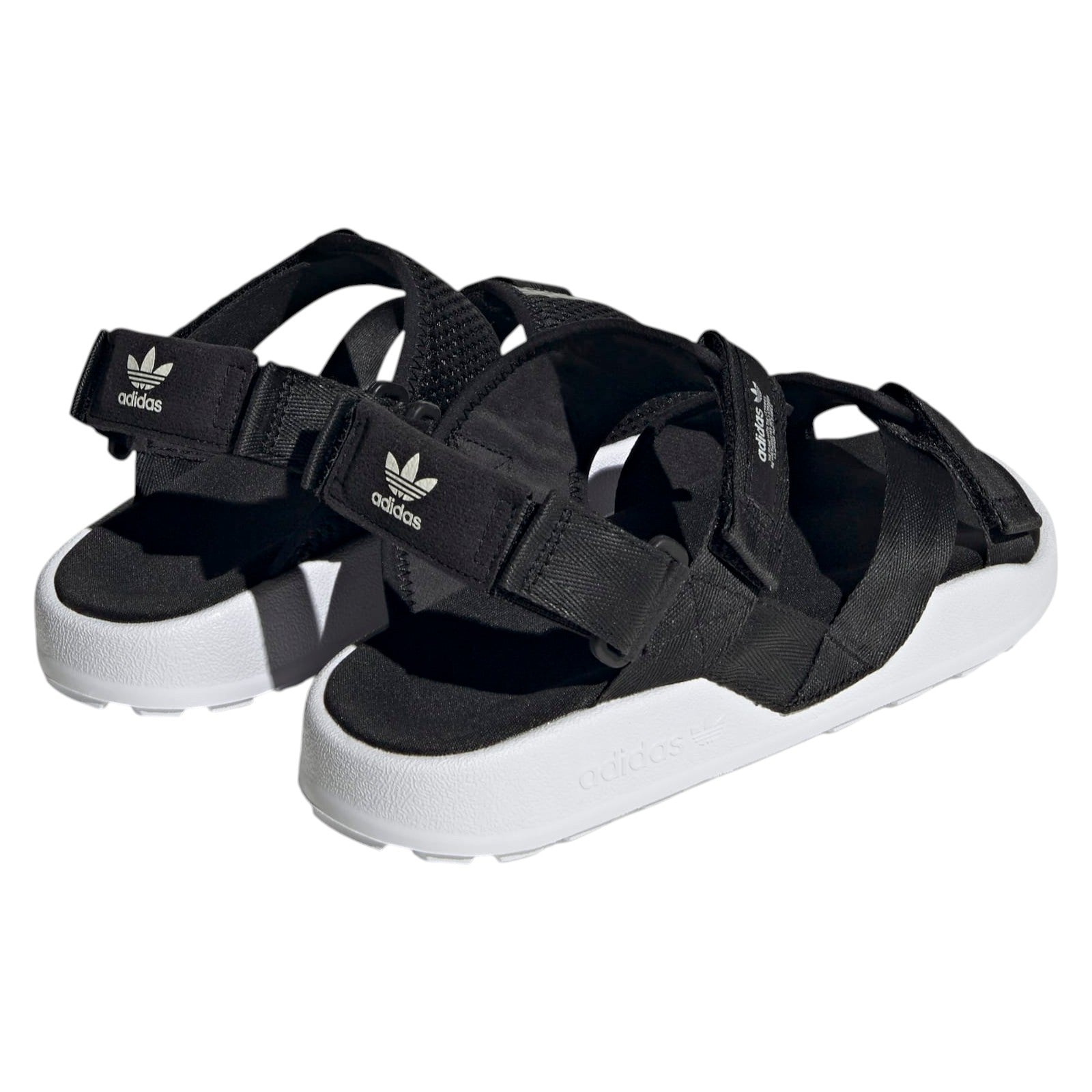 adidas Originals Women's Adilette Adventure Sandals - Core Black / Cloud White / Off White