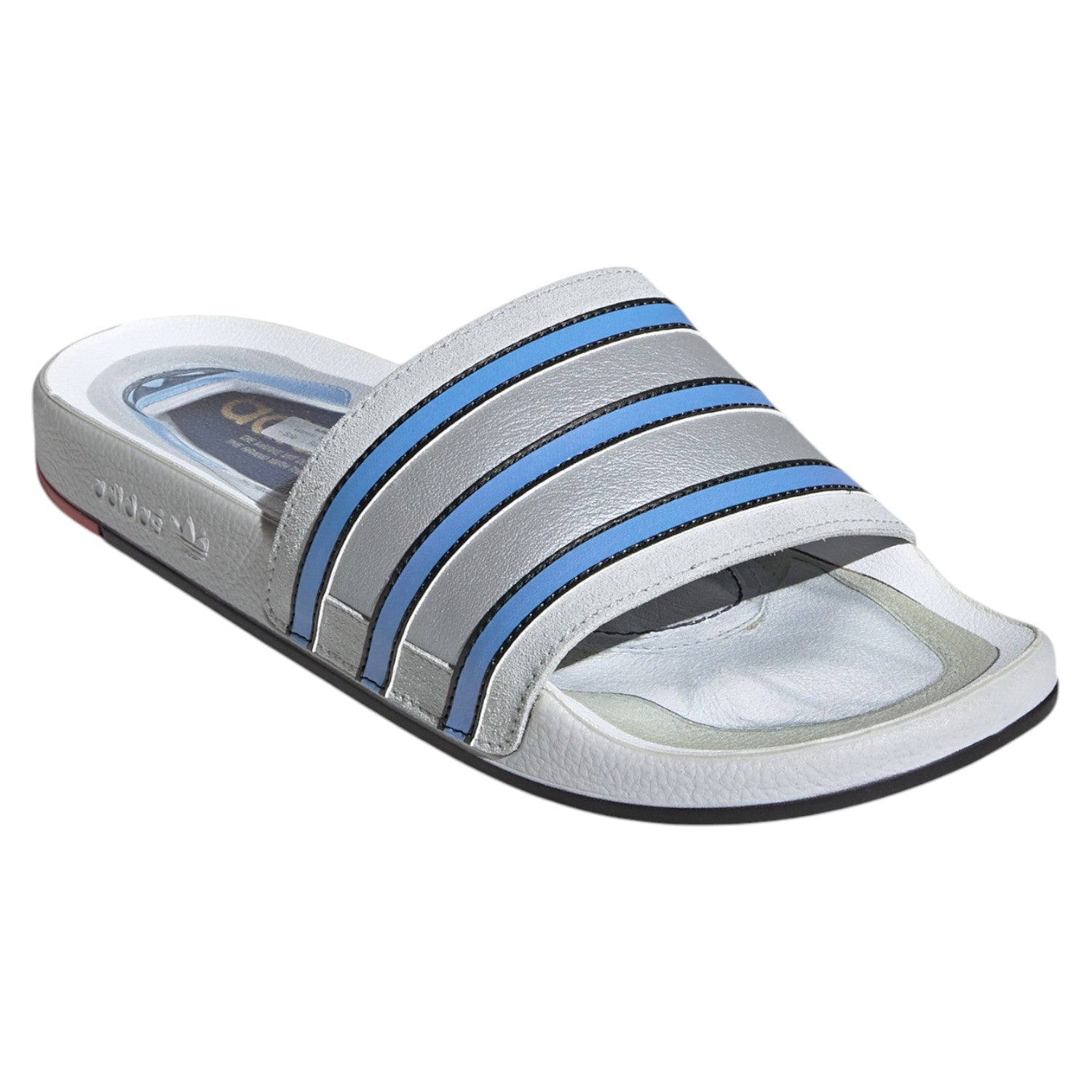 adidas Adilette Premium Slides "Micropacer" - Grey