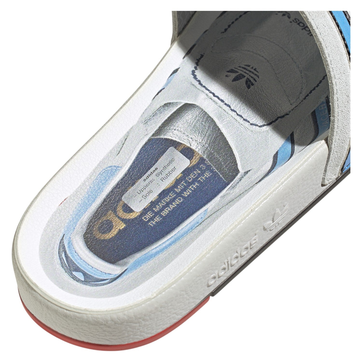adidas Adilette Premium Slides "Micropacer" - Grey