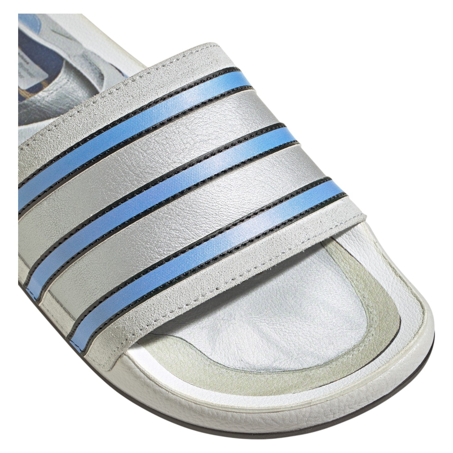 adidas Adilette Premium Slides "Micropacer" - Grey