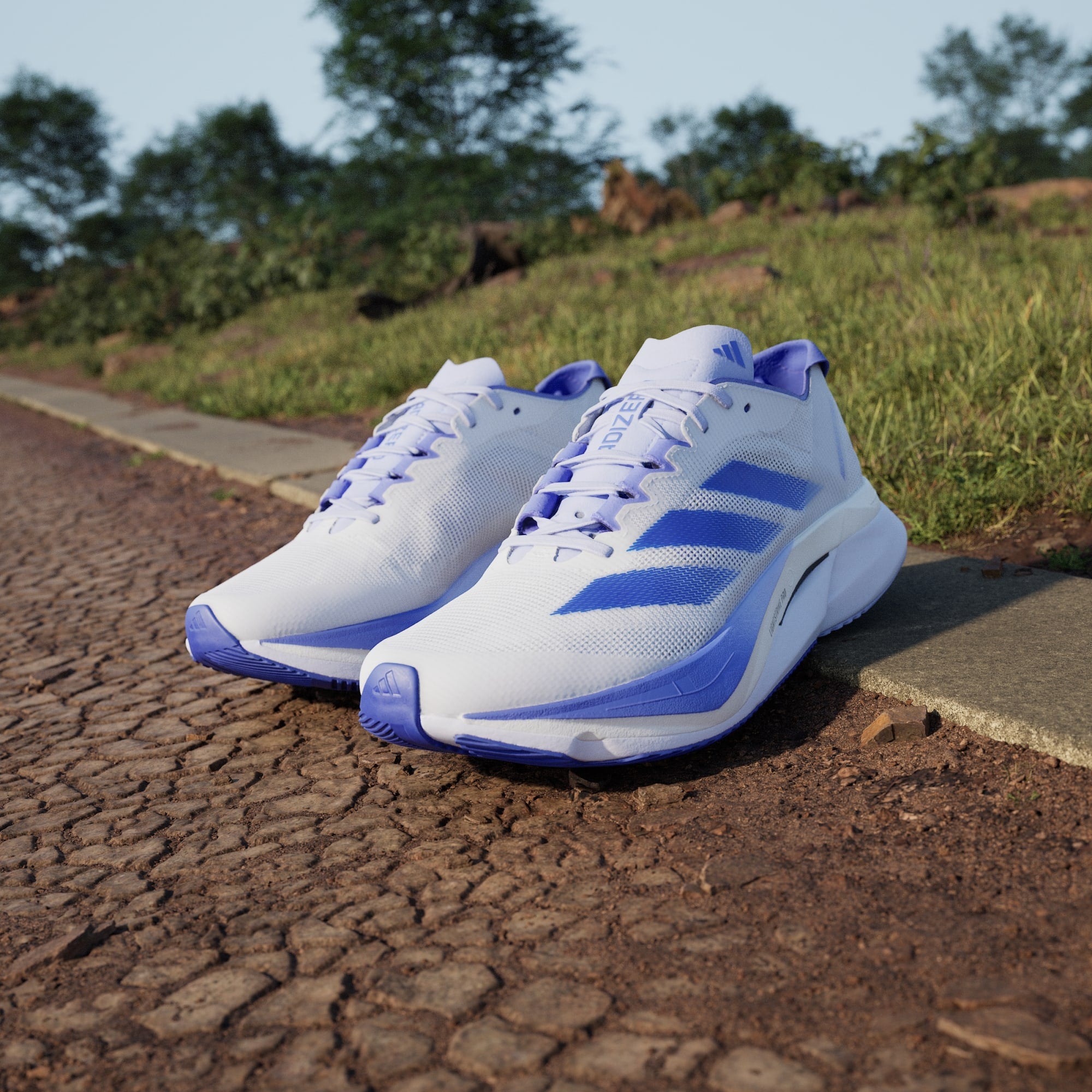 adidas Women's Adizero Boston 12 Running Shoes - Ftwr White