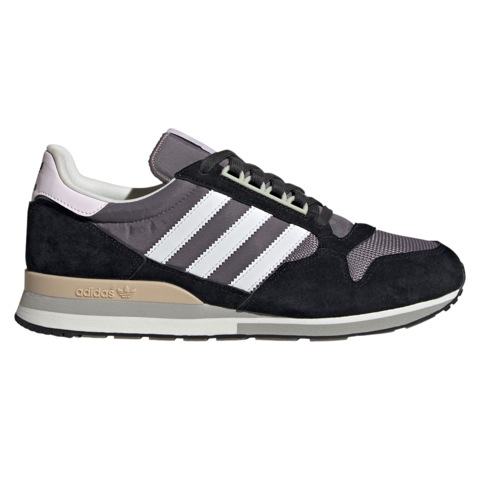 adidas Originals ZX 500 Trainers - Core Black / Almost Pink - ViaductClothing - -