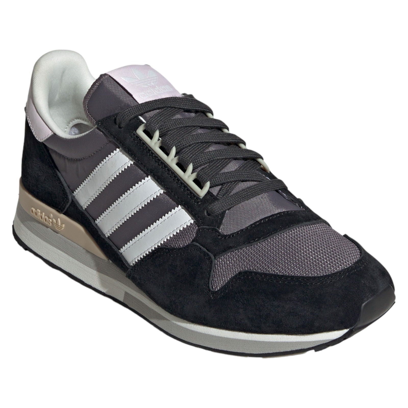 adidas Originals ZX 500 Trainers - Core Black / Almost Pink - ViaductClothing - -