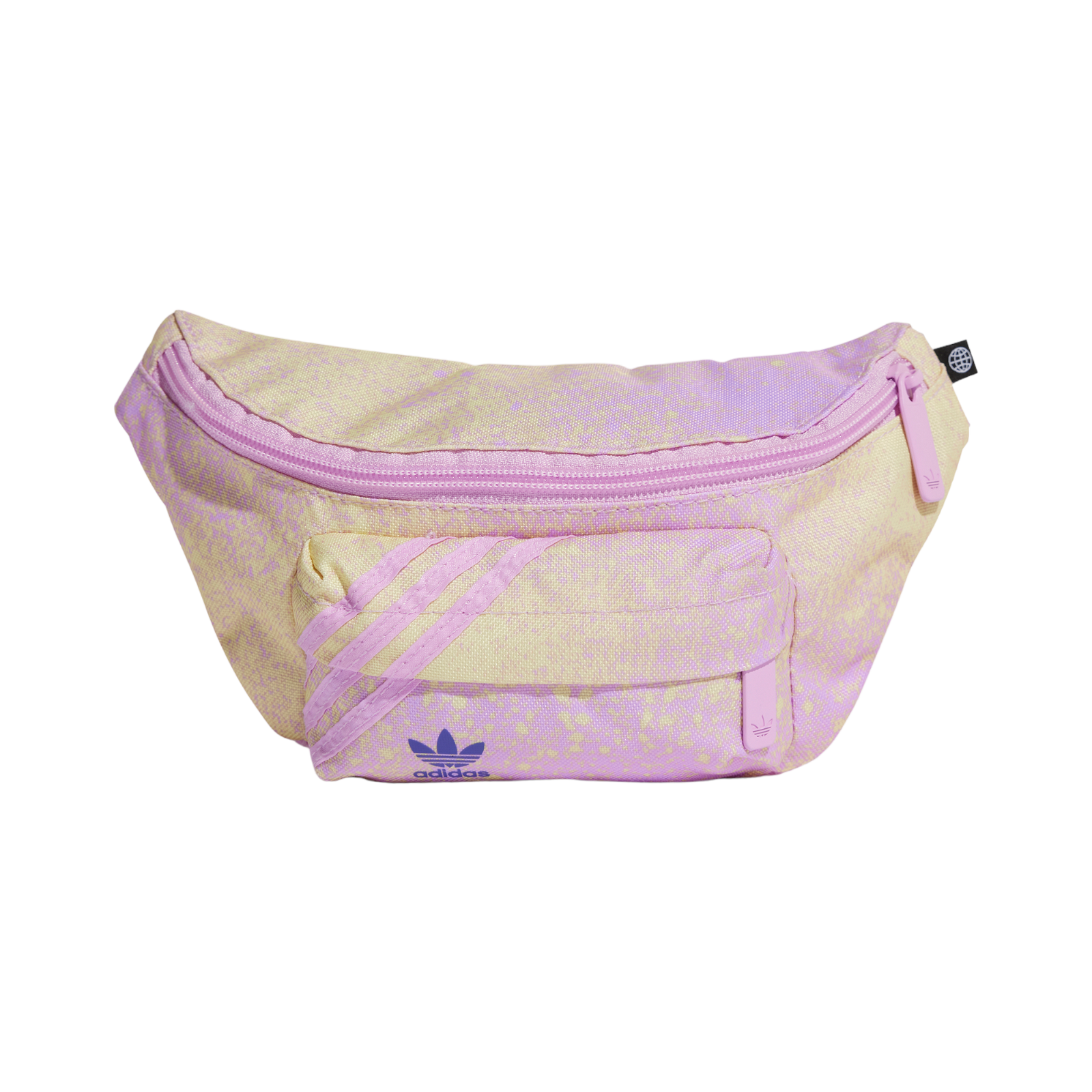 adidas Originals Purple Waist Bag - Bliss Lilac / Almost Yellow - ViaductClothing - -